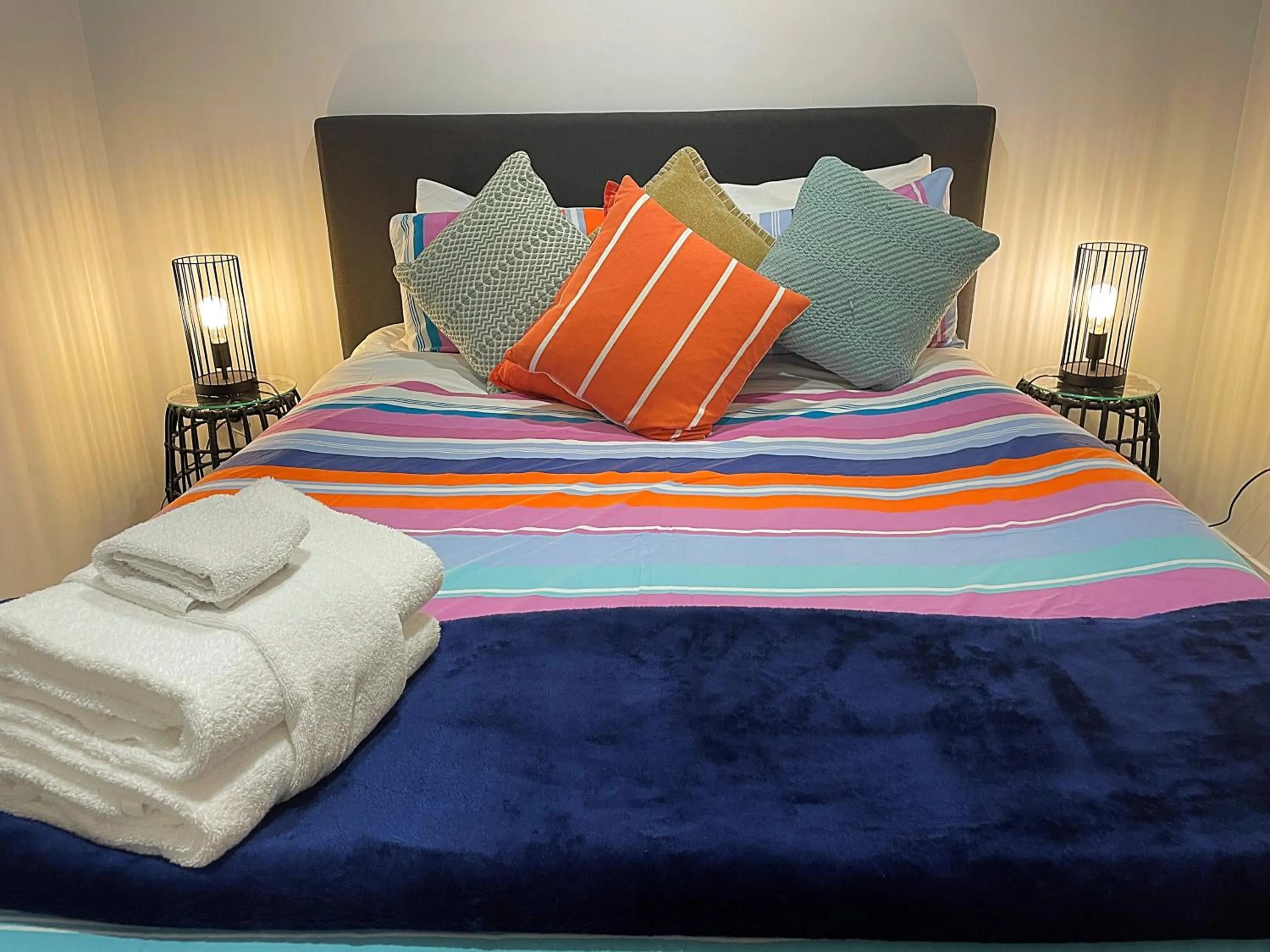 Bed in Flat Bush Holiday Accommodation