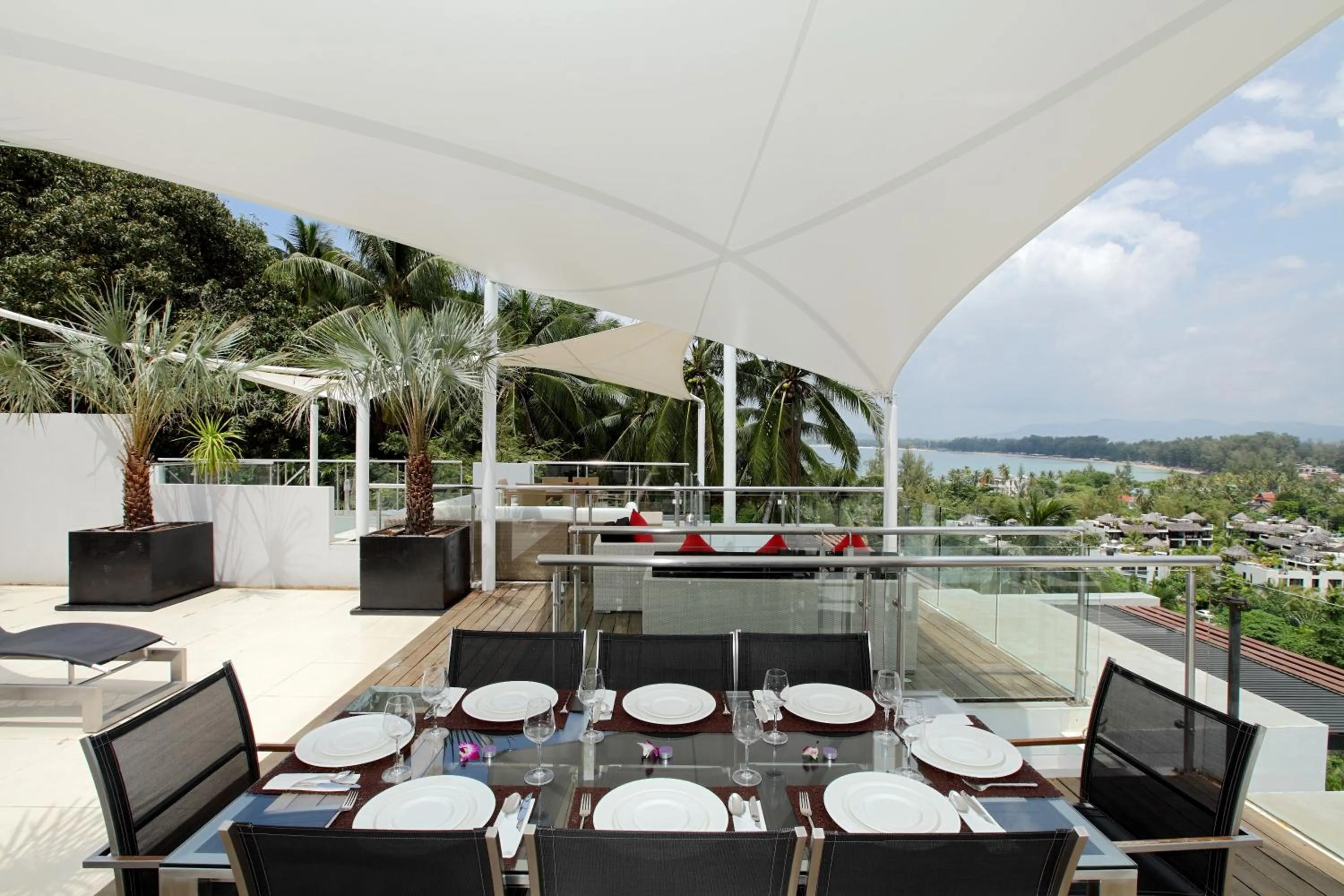 Balcony/Terrace in The Park Surin Serviced Apartments by RESAVA