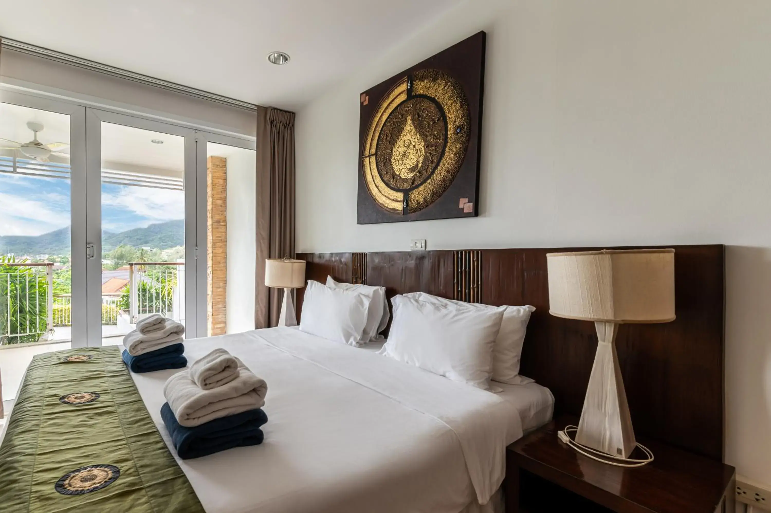 Bedroom, Bed in The Park Surin Serviced Apartments by RESAVA Bedroom, Bed in The Park Surin Serviced Apartments by RESAVA