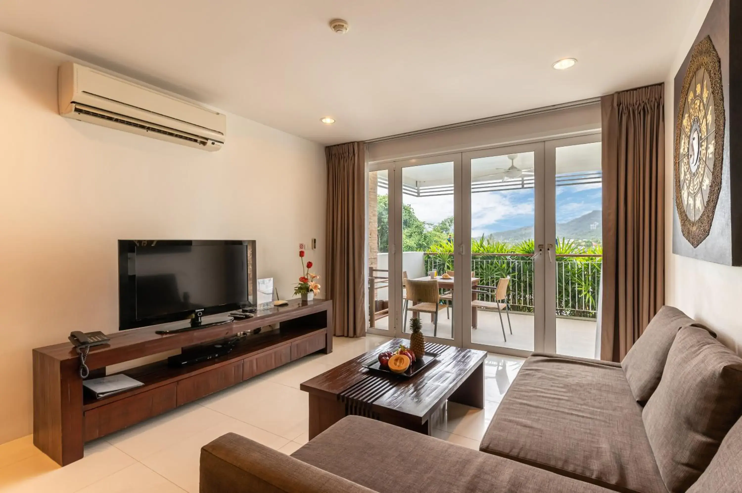 Living room in The Park Surin Serviced Apartments by RESAVA Living room in The Park Surin Serviced Apartments by RESAVA