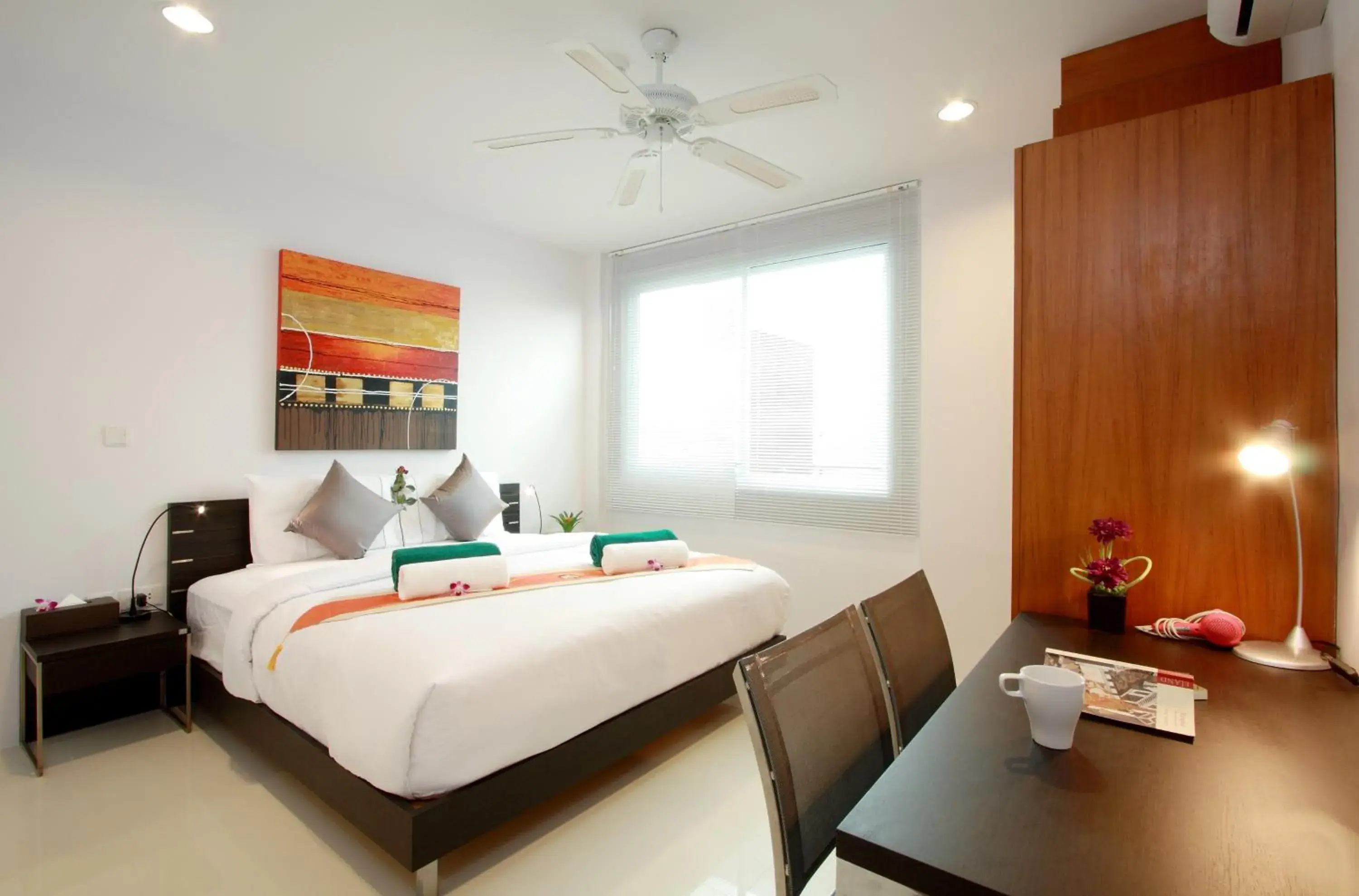 Bedroom, Bed in The Park Surin Serviced Apartments by RESAVA Bedroom, Bed in The Park Surin Serviced Apartments by RESAVA