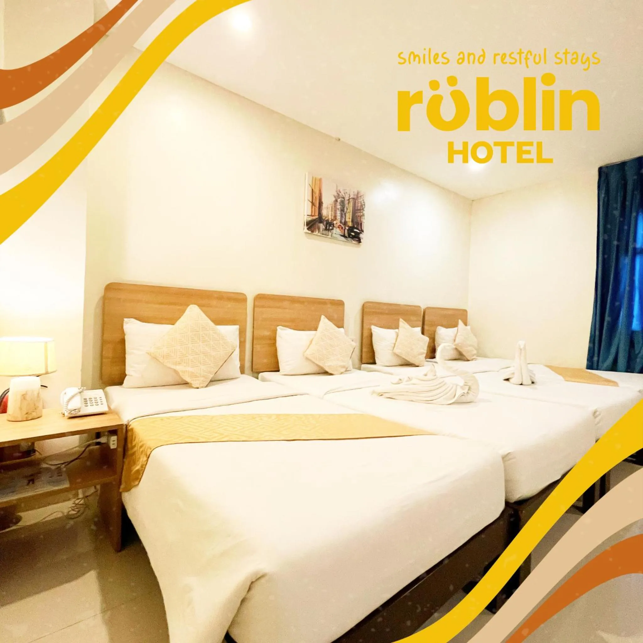 Bed in Rublin Hotel Cebu