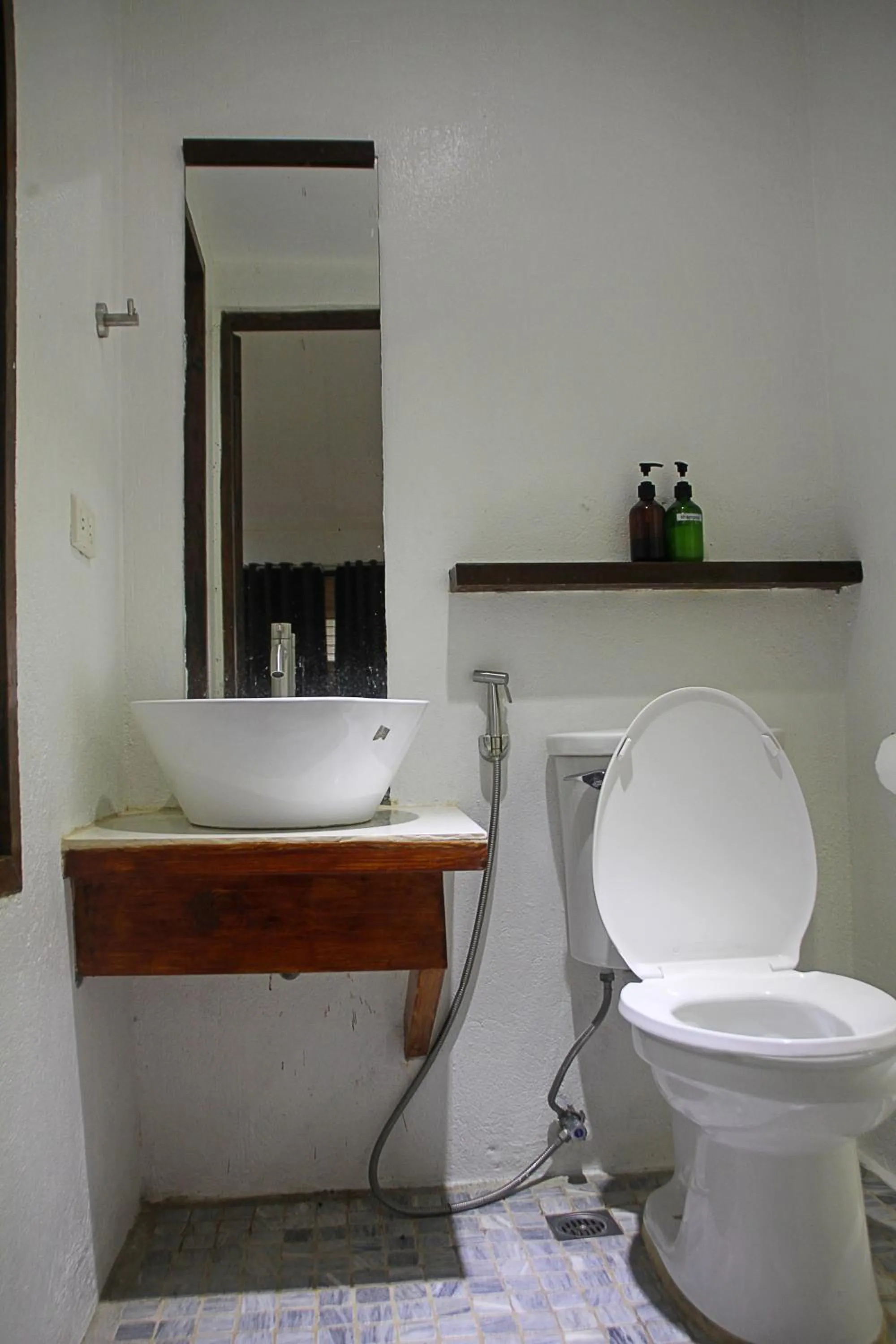 Toilet in Lazy Dog Bed & Breakfast