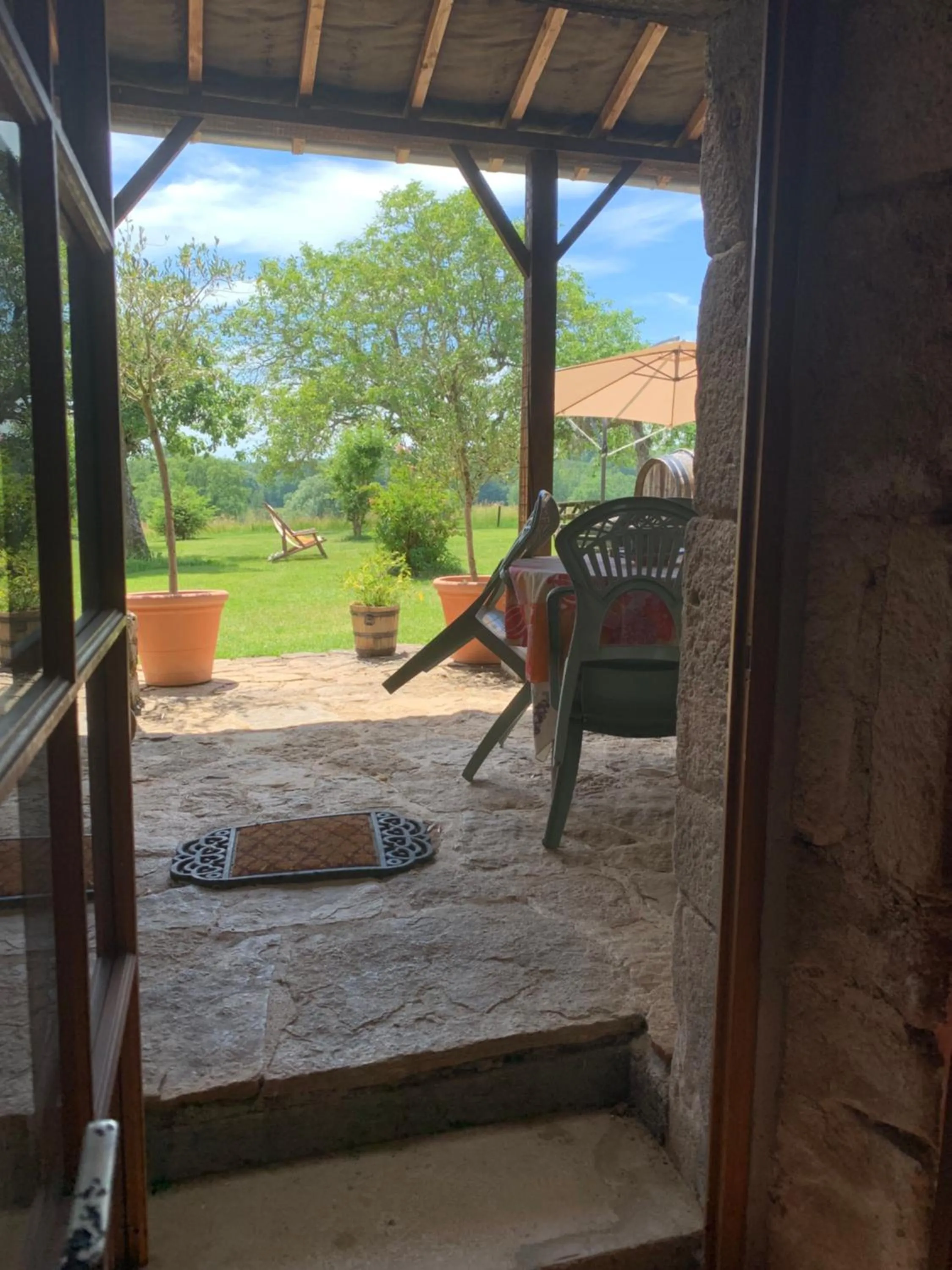 Balcony/Terrace in CHAMBRES D' HOTES LA LISON