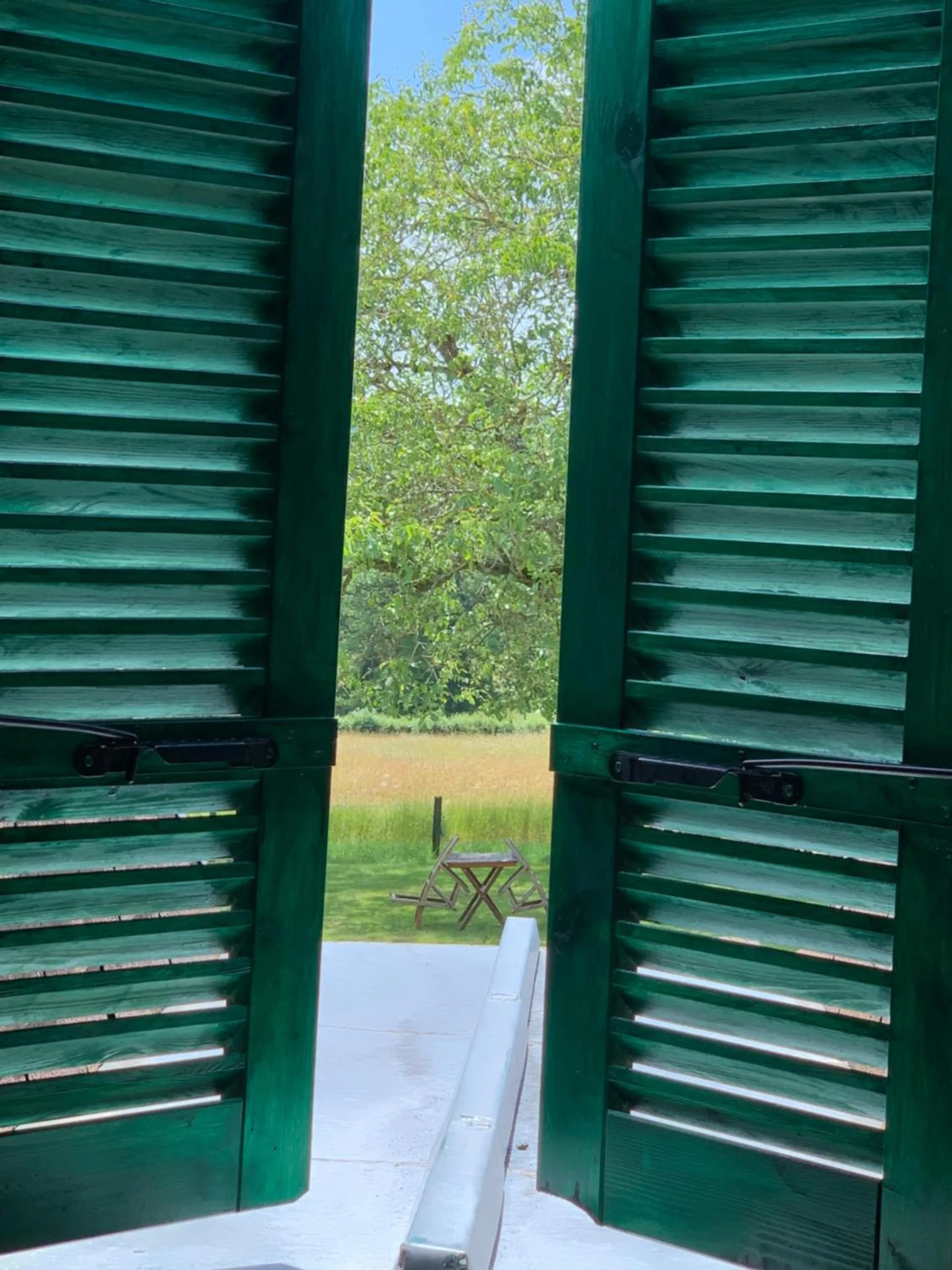 Garden view in CHAMBRES D' HOTES LA LISON