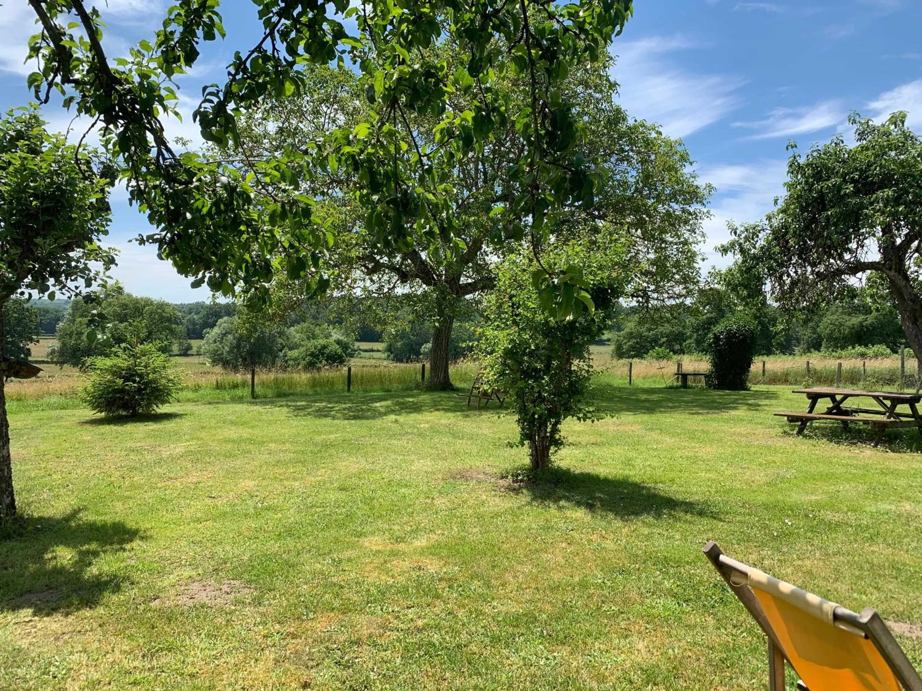 Garden view in CHAMBRES D' HOTES LA LISON