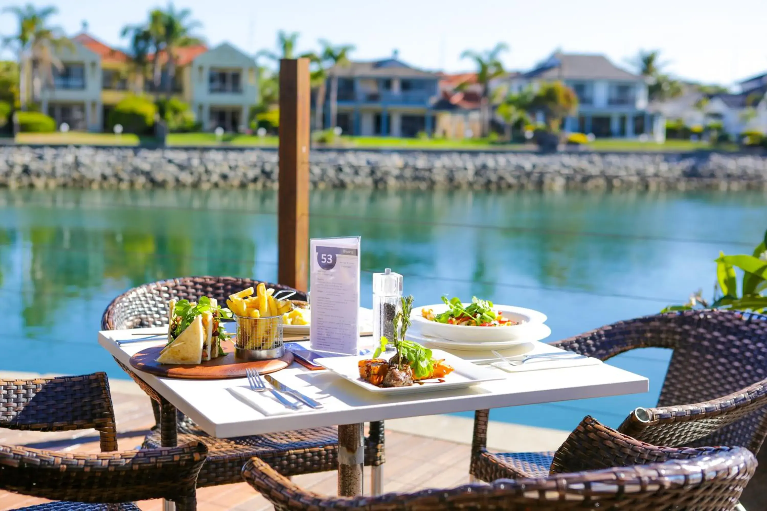 Food close-up in Marina Hotel Food close-up in Marina Hotel