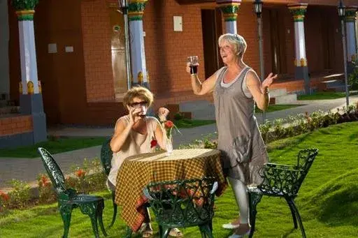 Patio in Chettinadu Court- HERITAGE VIEW Patio in Chettinadu Court- HERITAGE VIEW