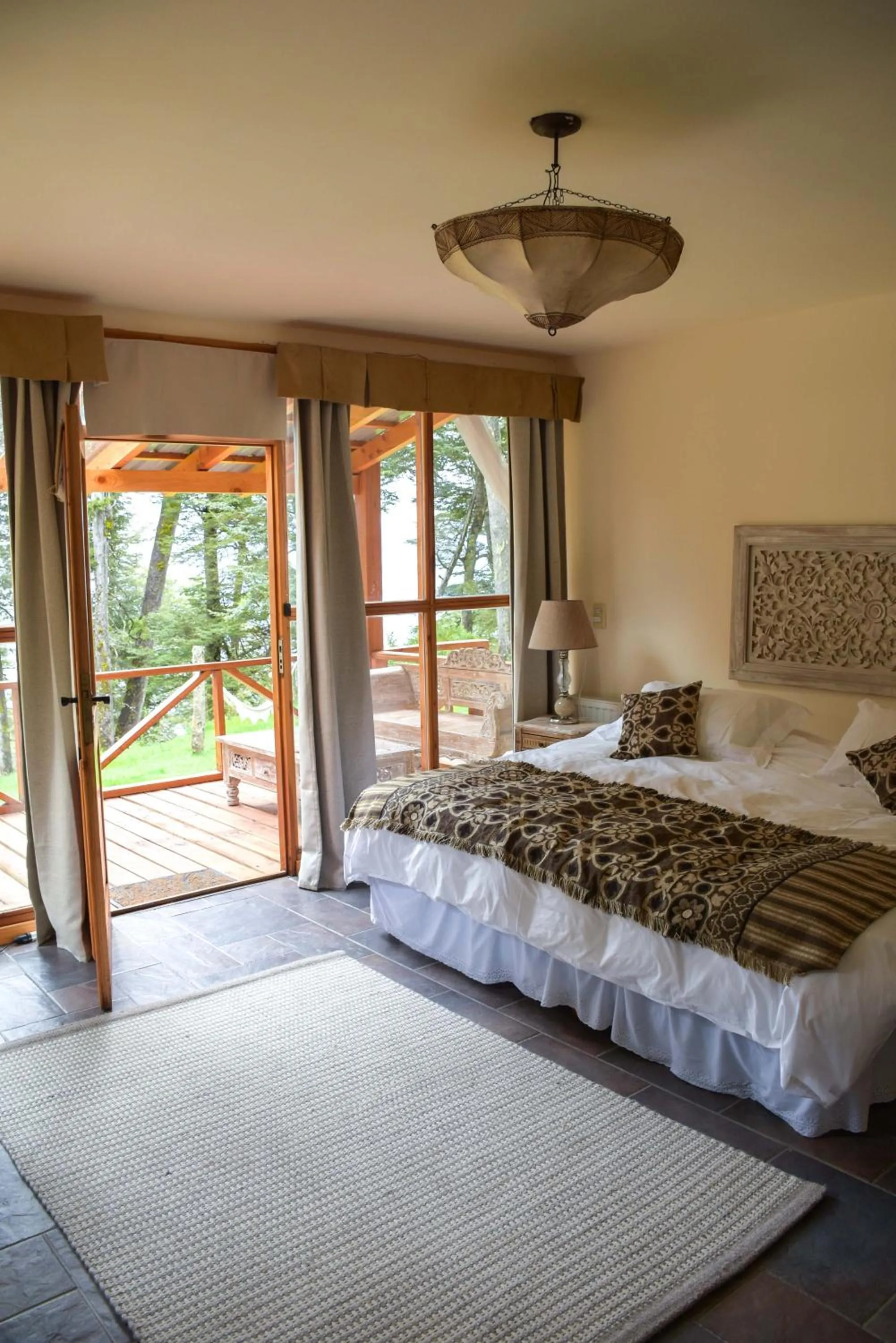 Bed in ALEHUE Casa de Montaña