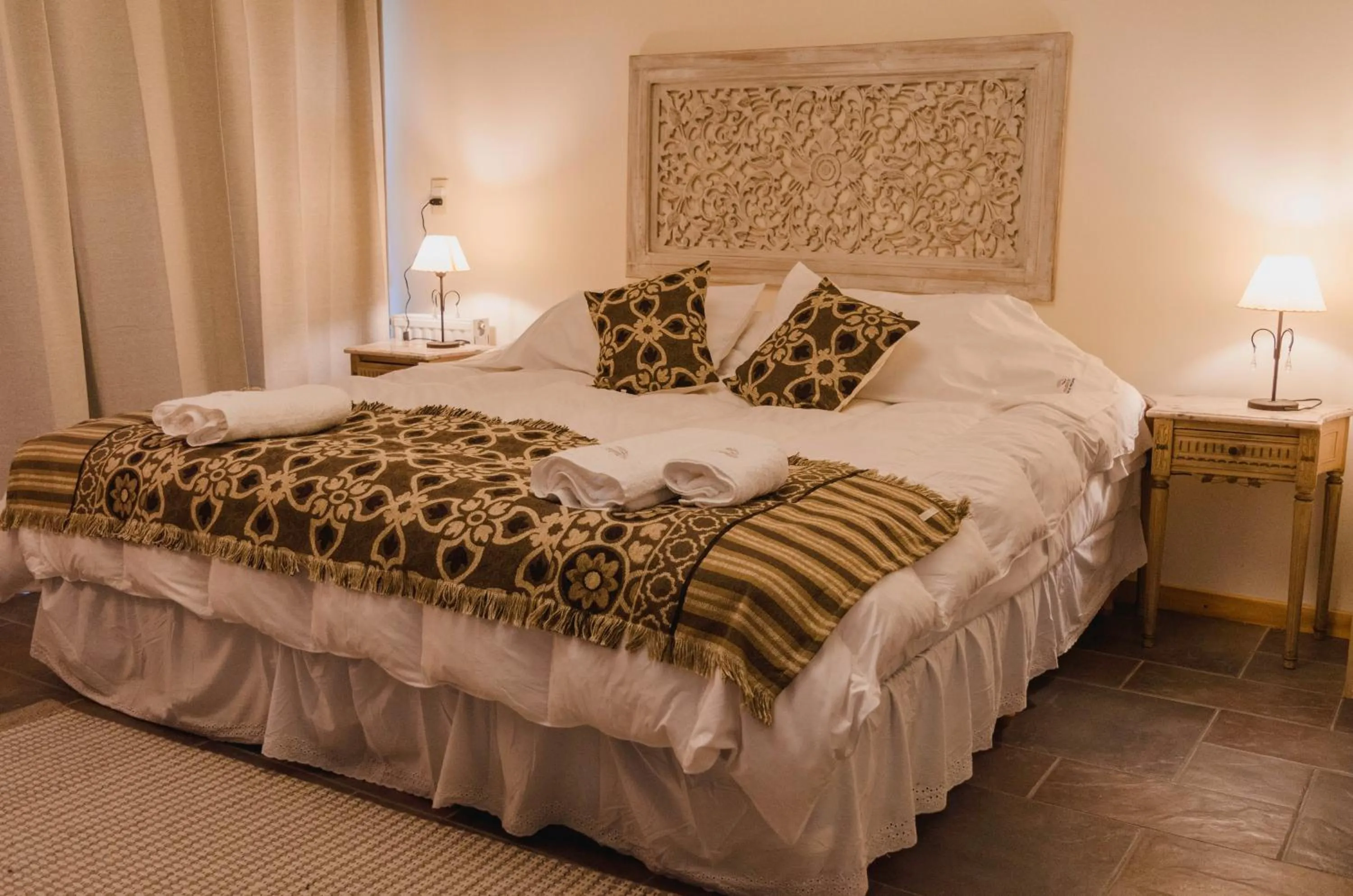 Bed in ALEHUE Casa de Montaña