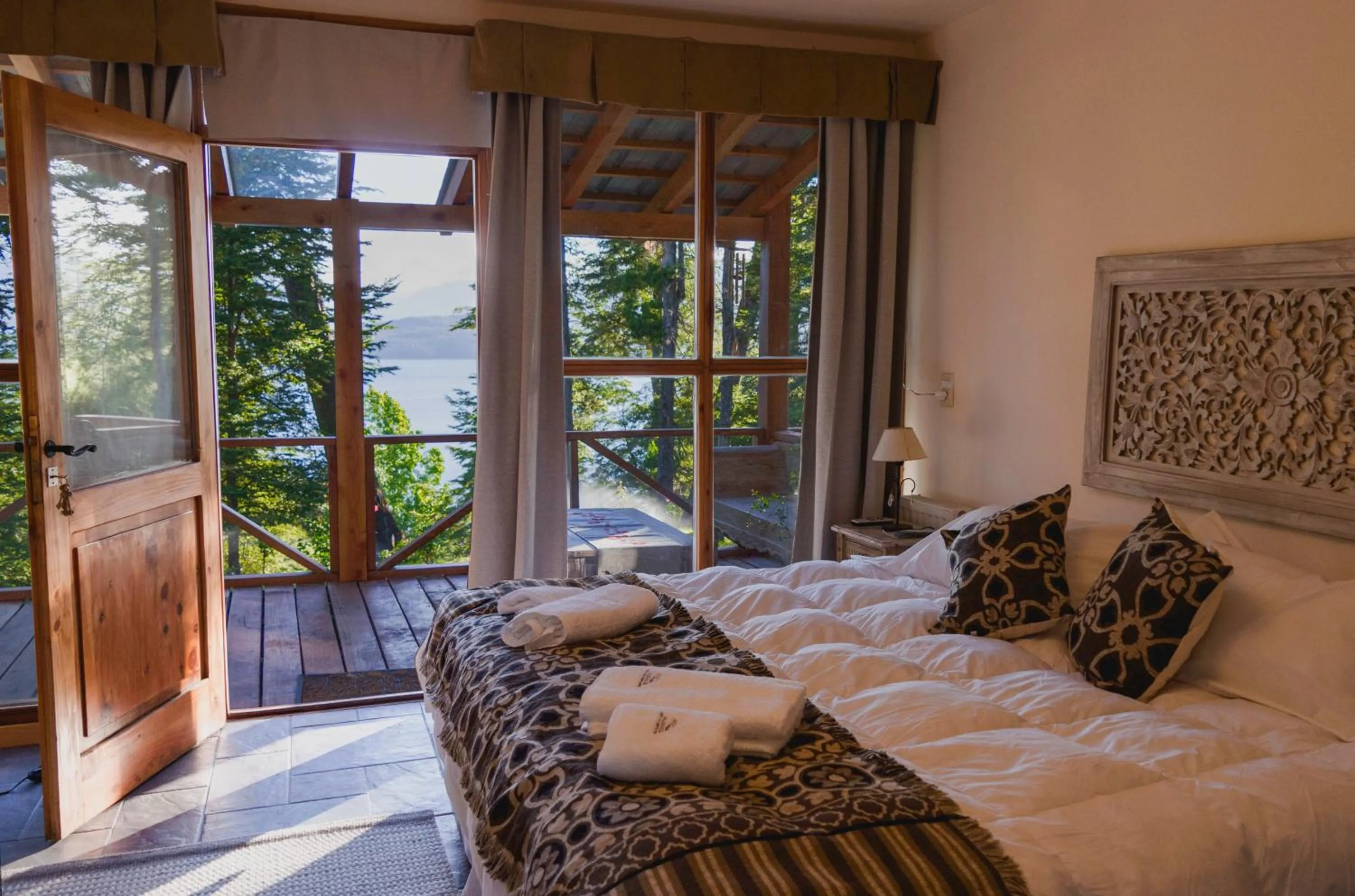 Bed in ALEHUE Casa de Montaña