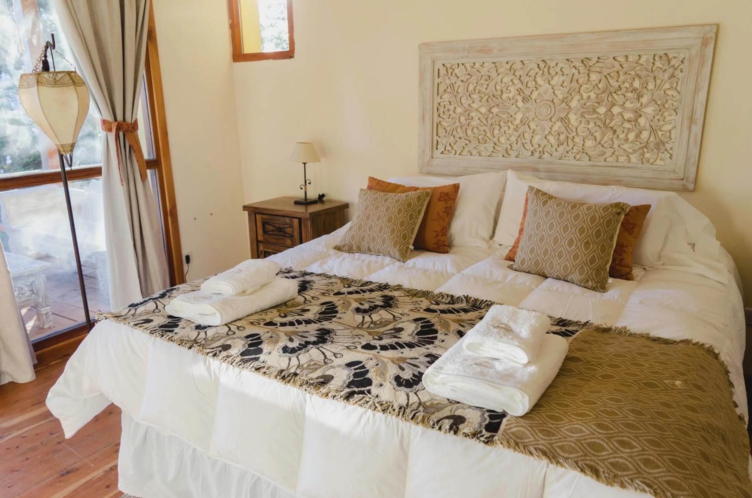 Bed in ALEHUE Casa de Montaña