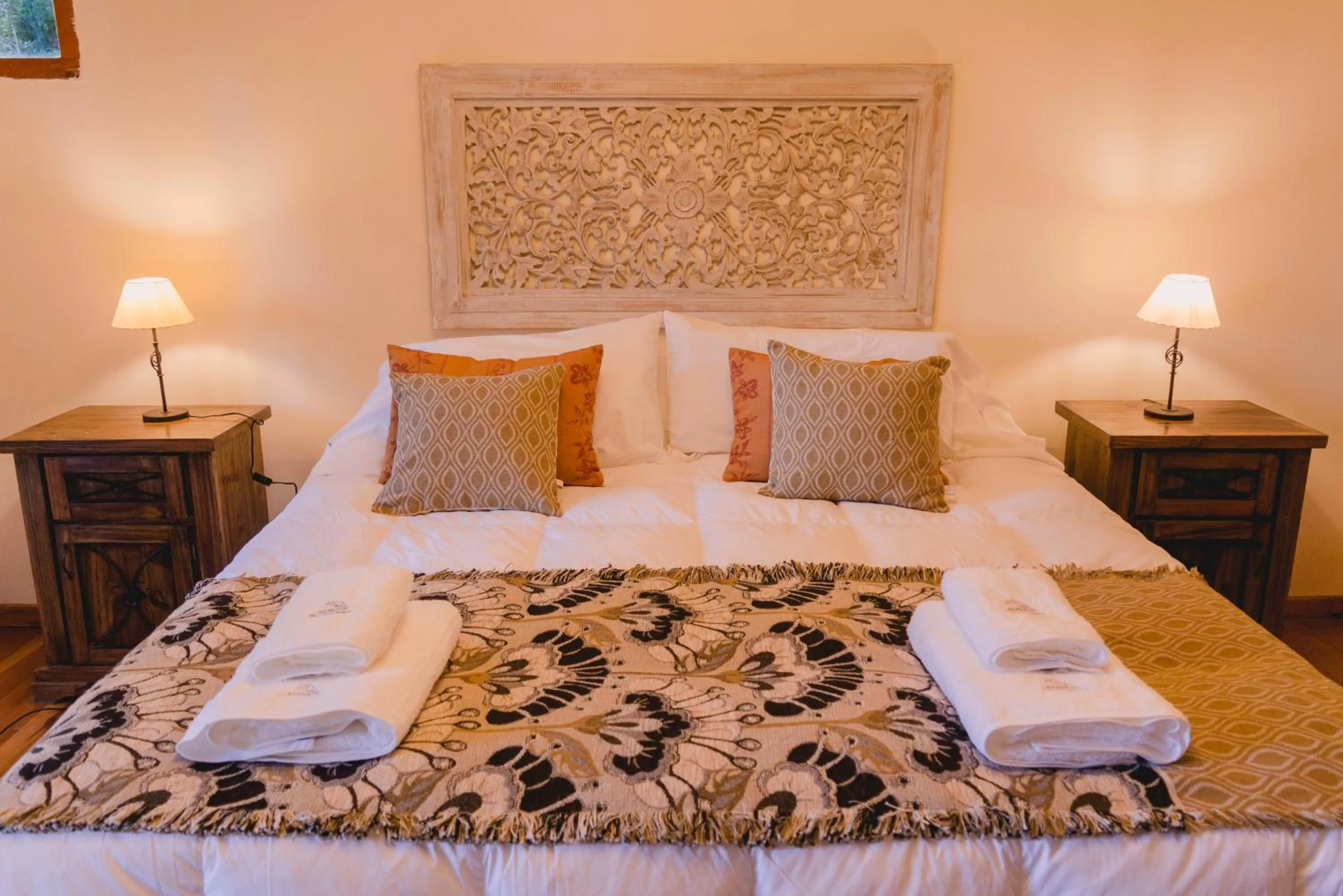 Bed in ALEHUE Casa de Montaña