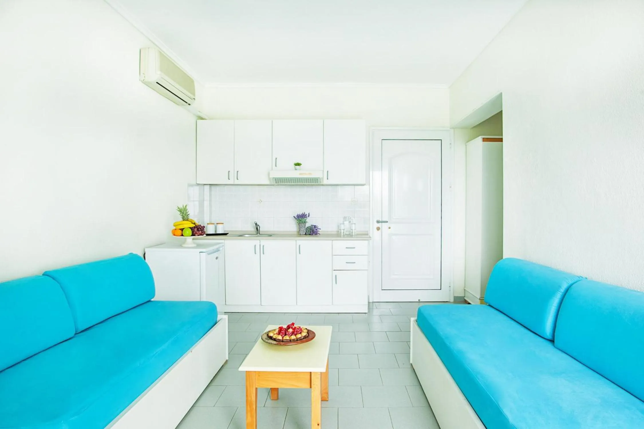 Kitchen or kitchenette in Xenios Port Marina Hotel