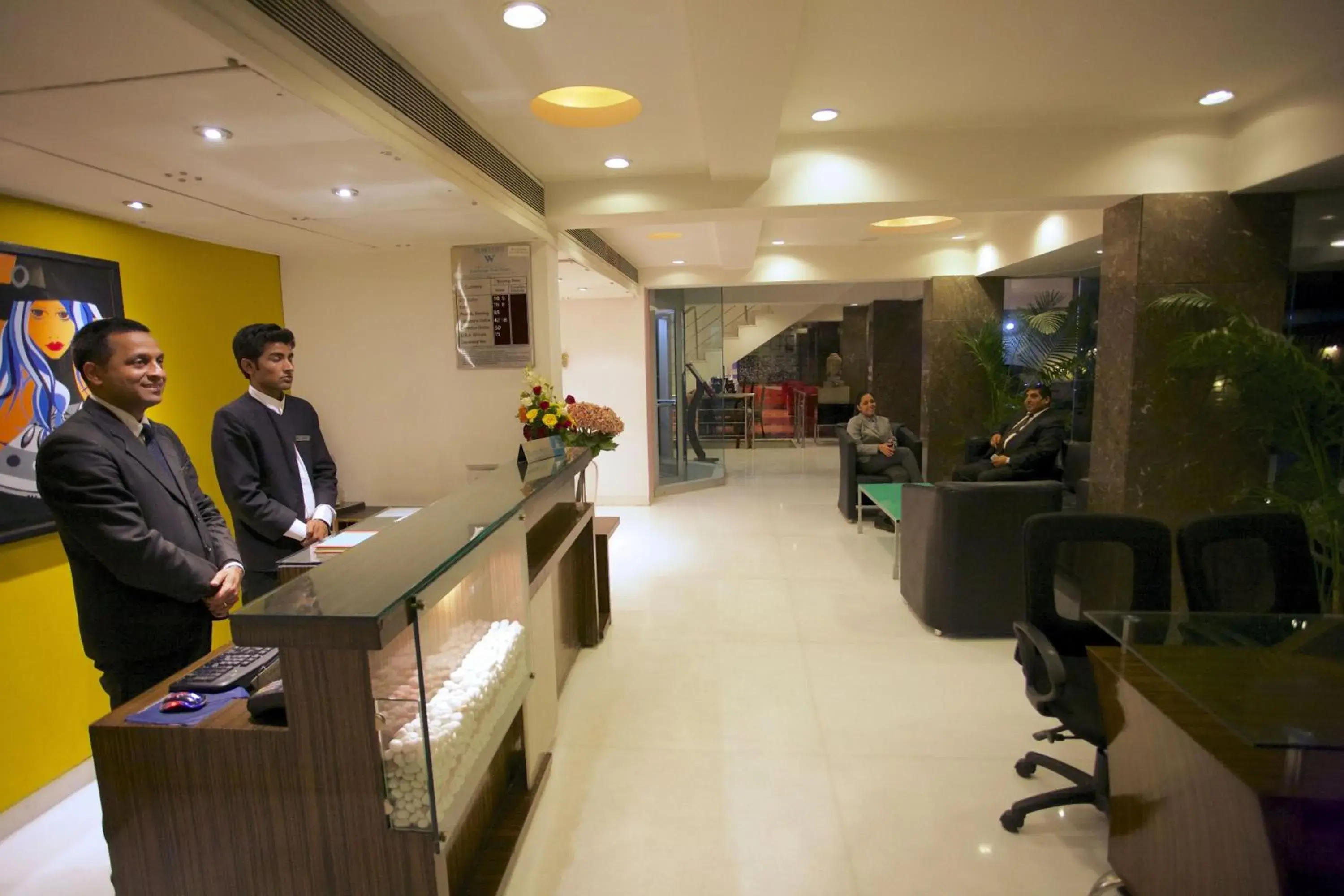 Lobby or reception in The Wall Street Beacon, Jaipur Lobby or reception in The Wall Street Beacon, Jaipur