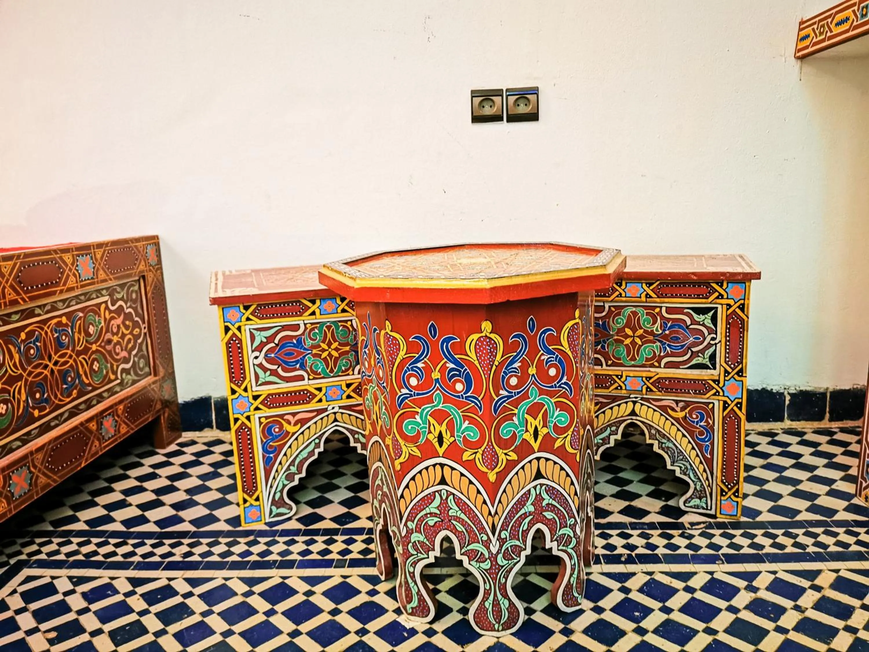 Living room in Riad Farah