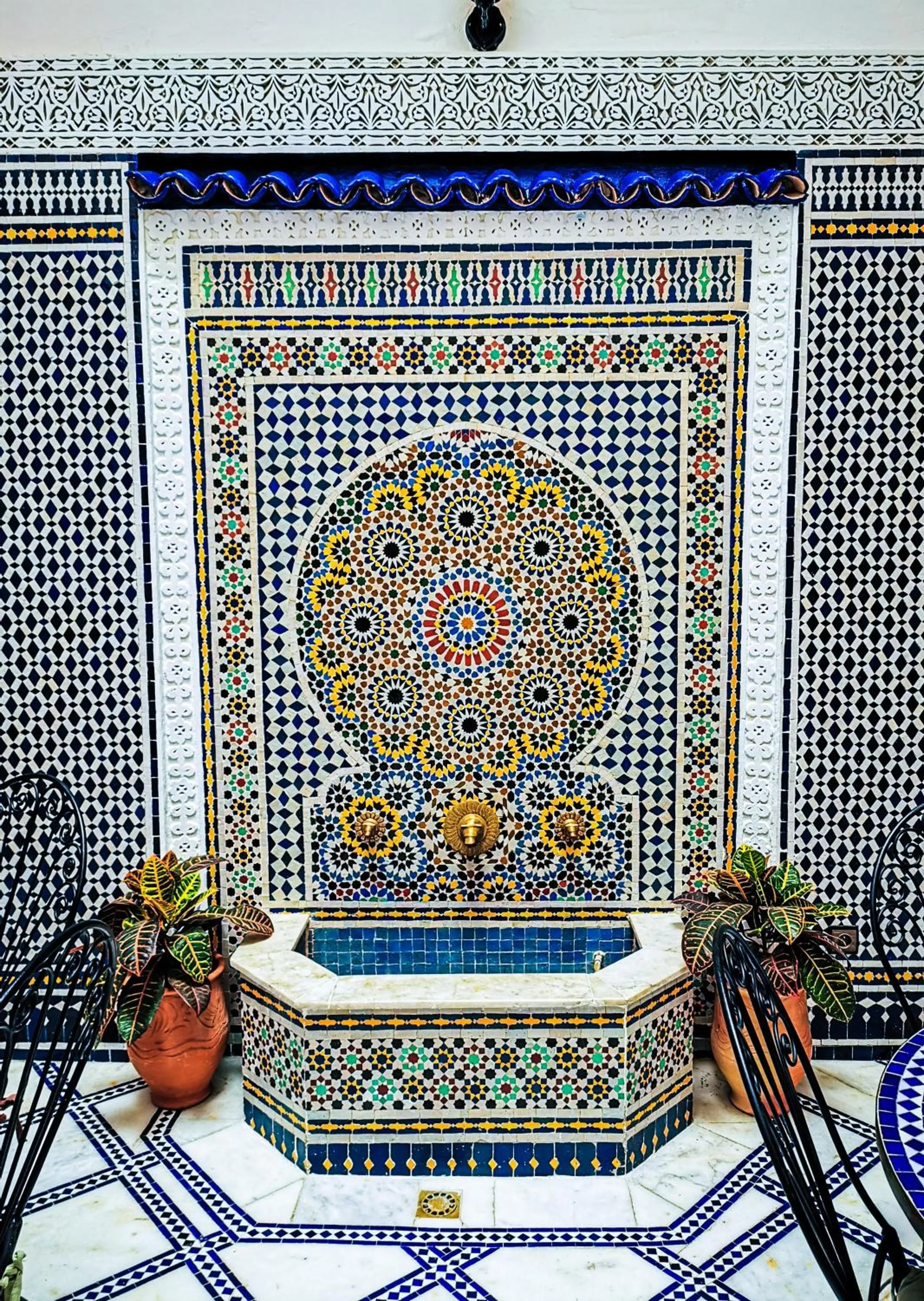 Bird's eye view in Riad Farah