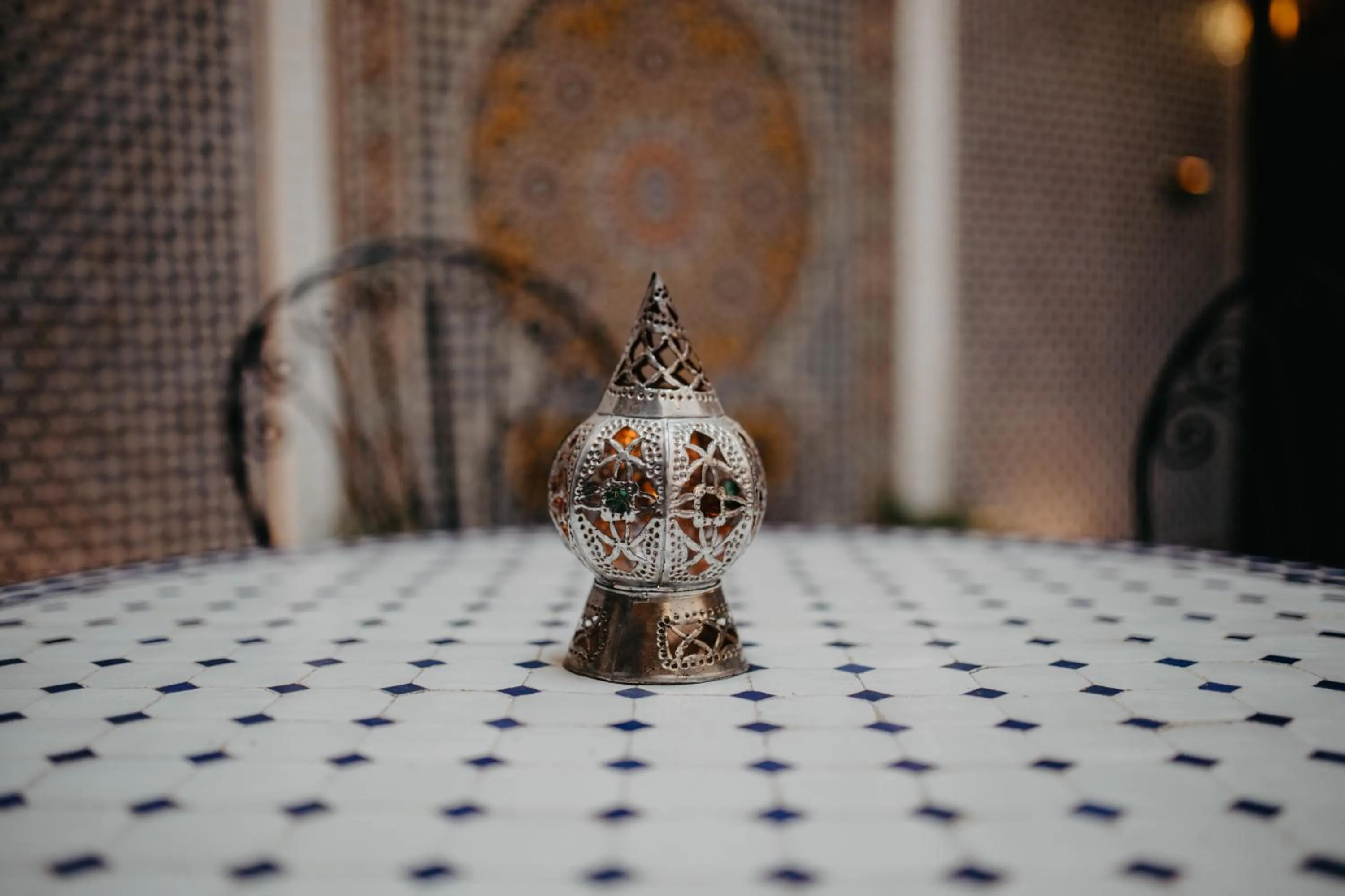 Decorative detail in Riad Farah