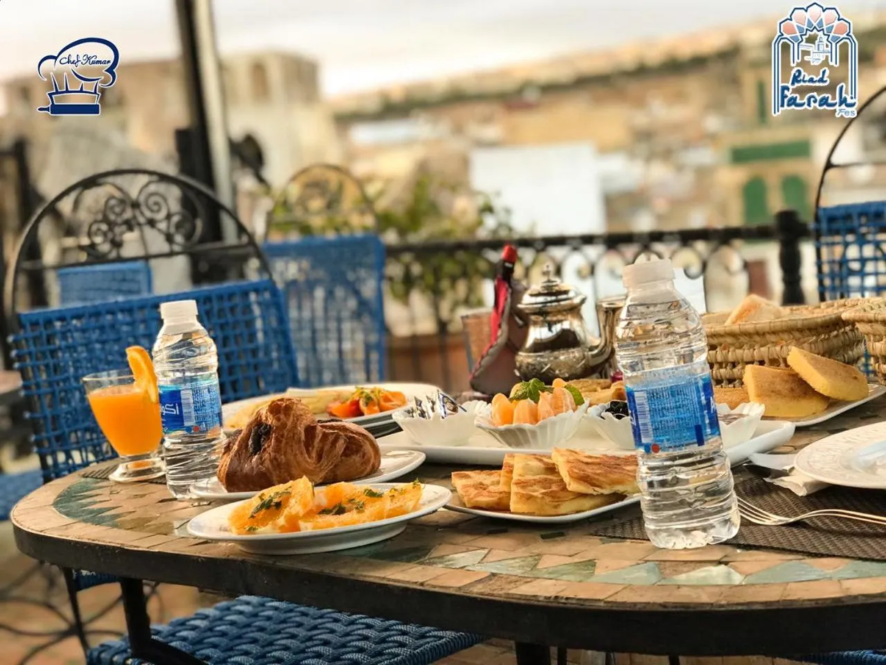 Food and drinks in Riad Farah