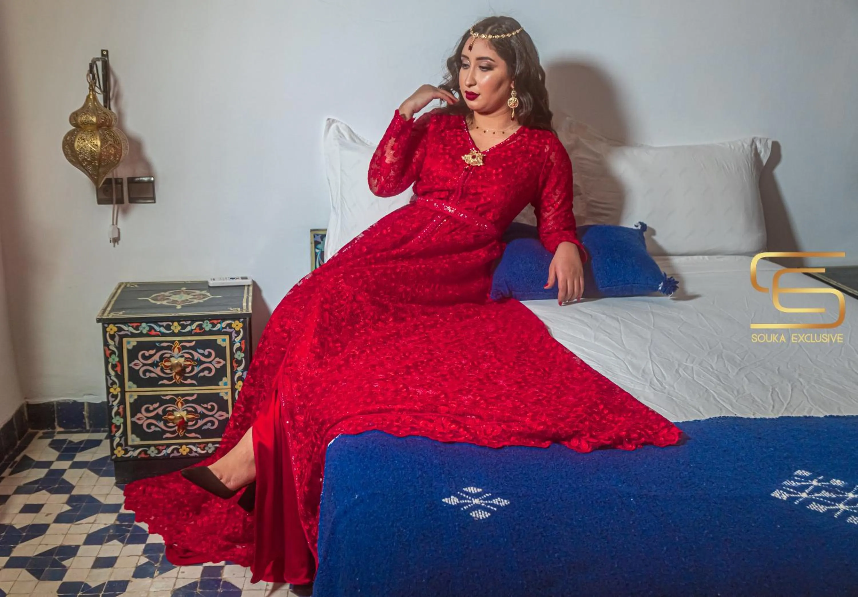 Bedroom, Bed in Riad Farah