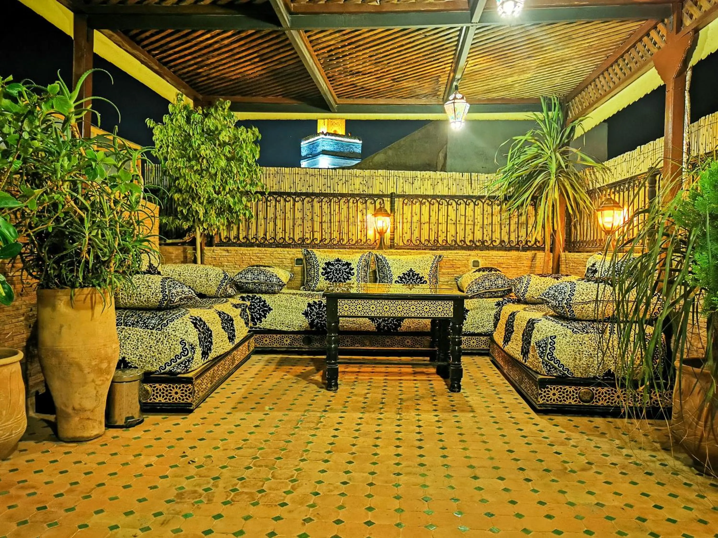 Patio in Riad Farah
