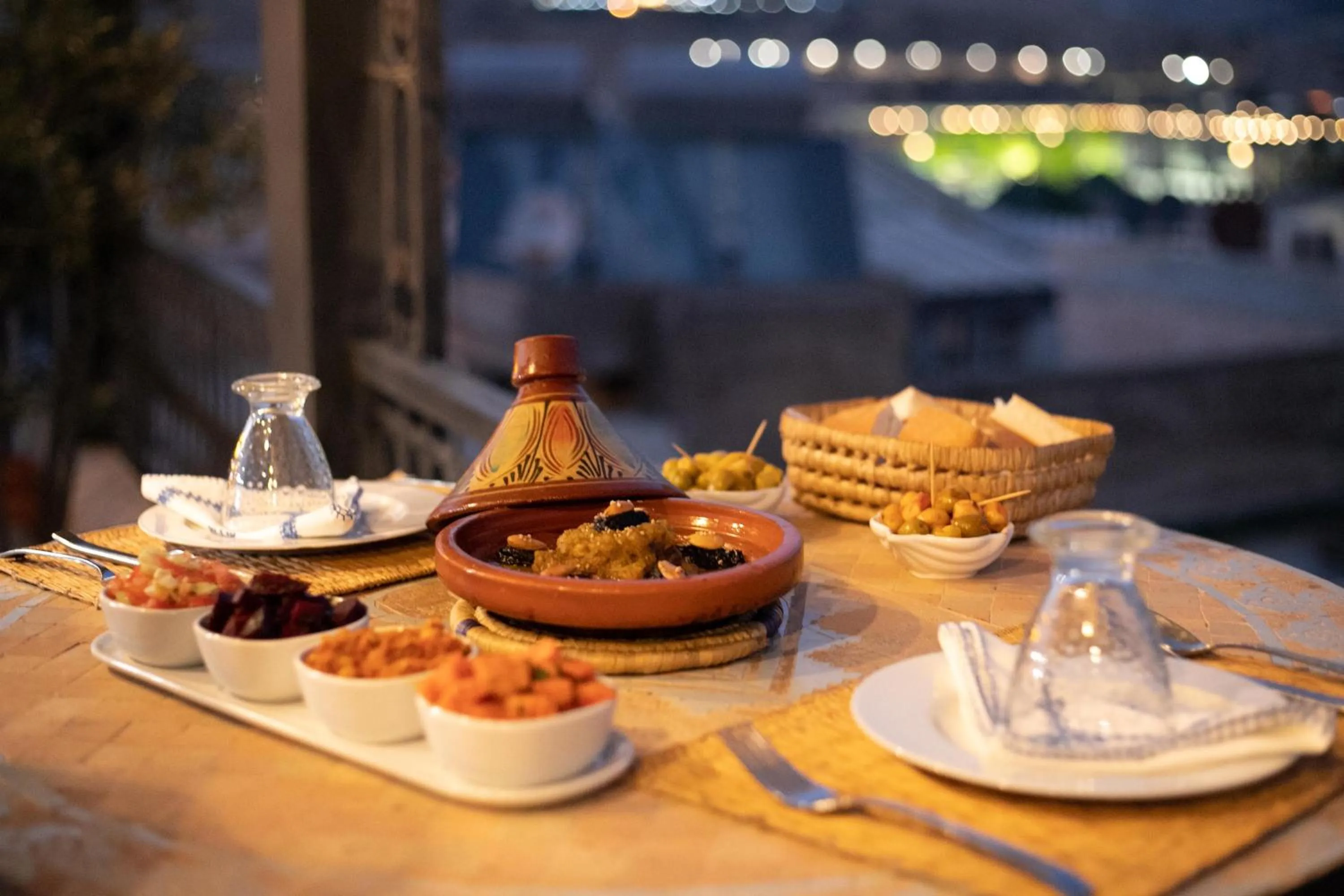 Food and drinks in Riad Layla