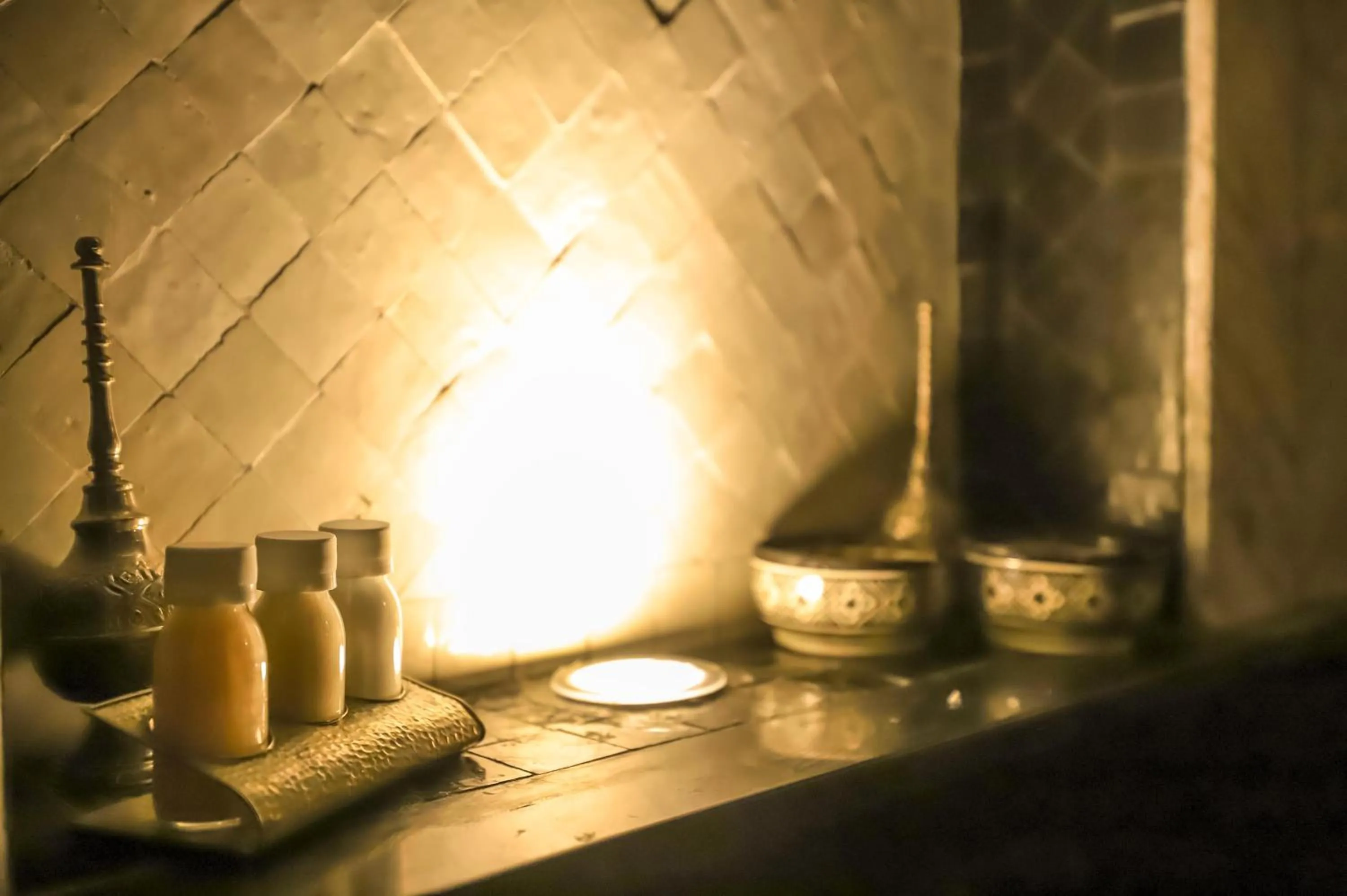 Steam room in Riad Layla