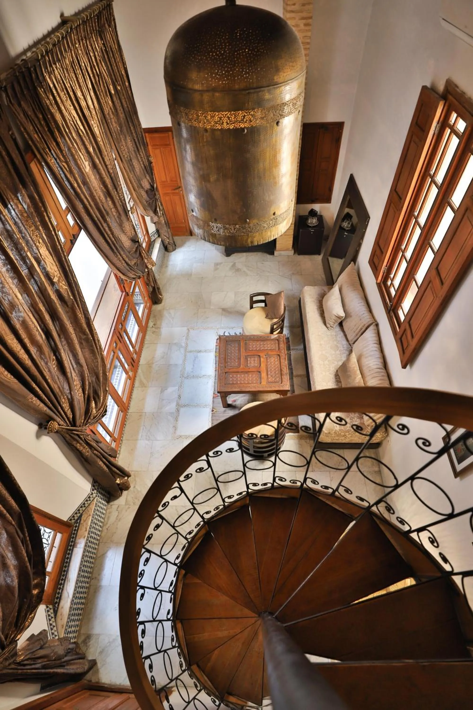 Living room in Riad Layla