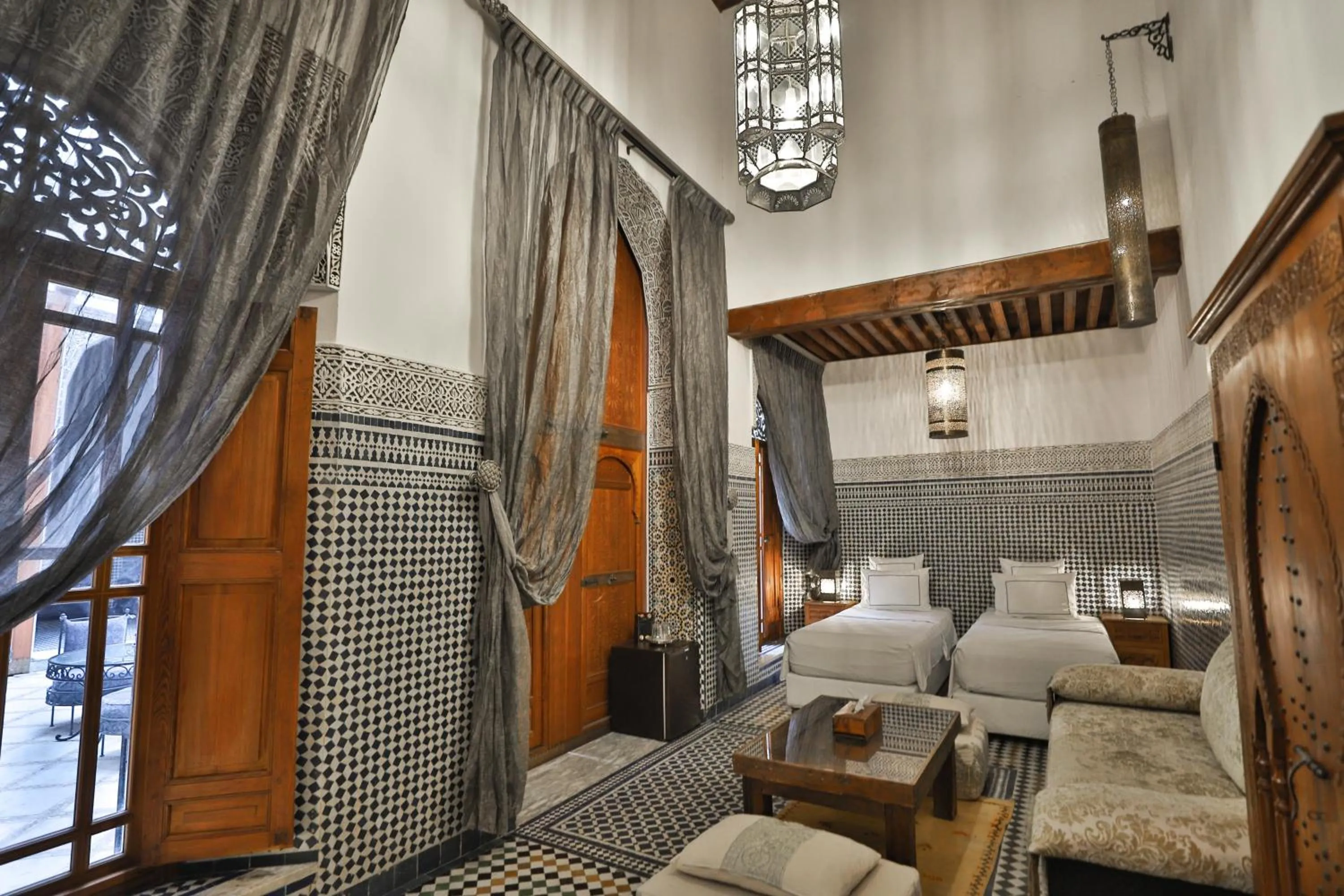 Bed in Riad Layla