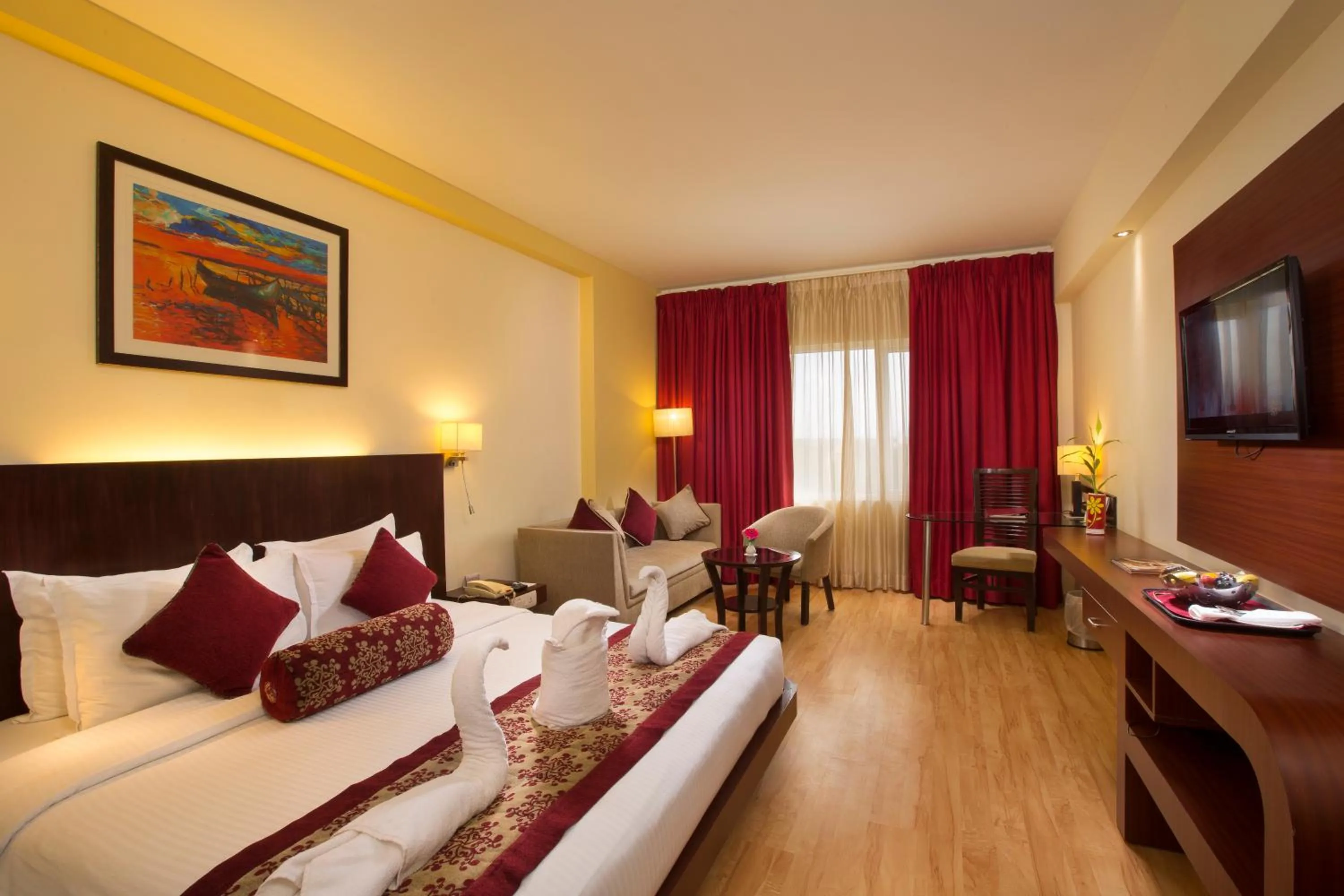 Bedroom, Bed in Hotel Atithi