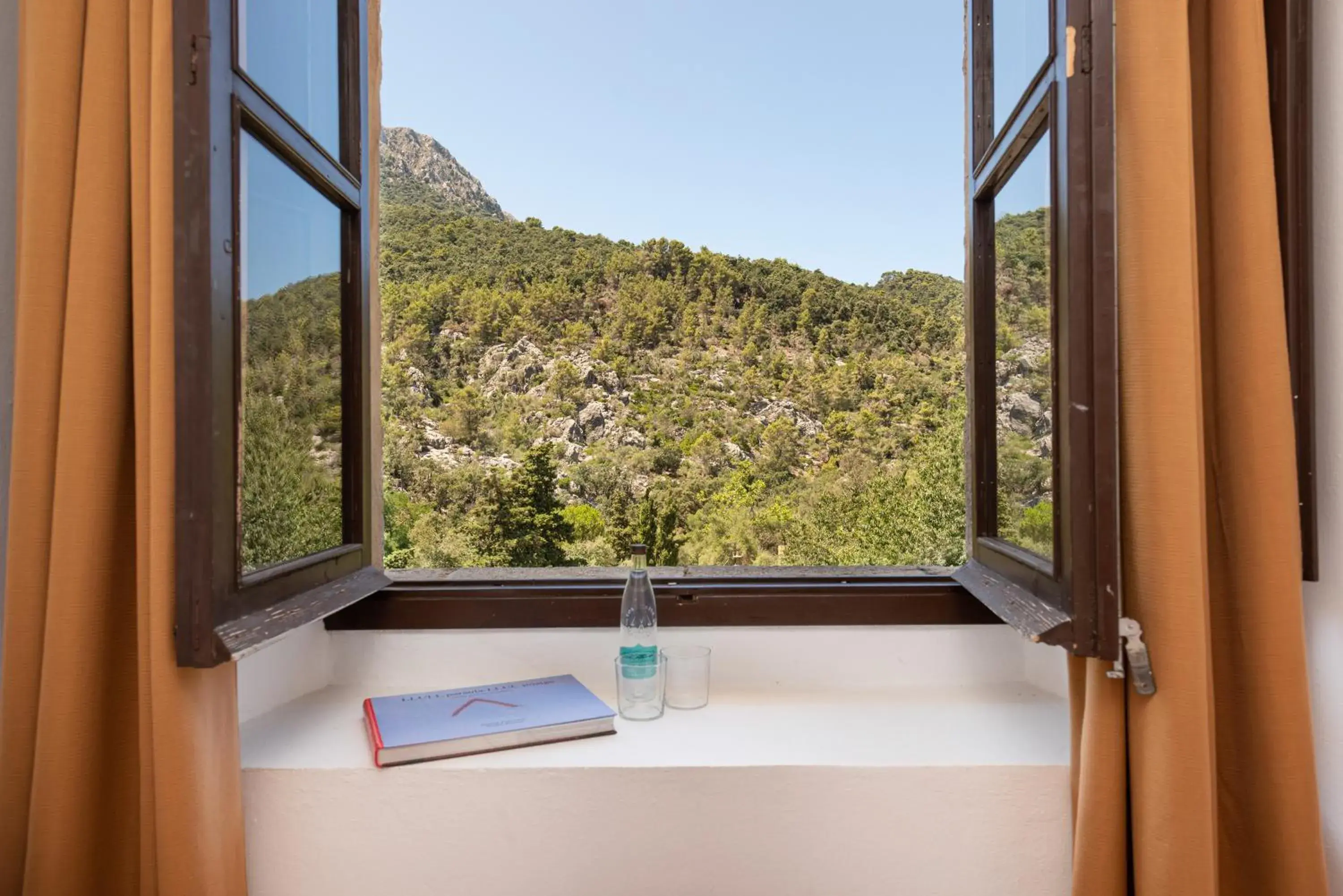 Mountain view in Santuari de Lluc Mountain view in Santuari de Lluc