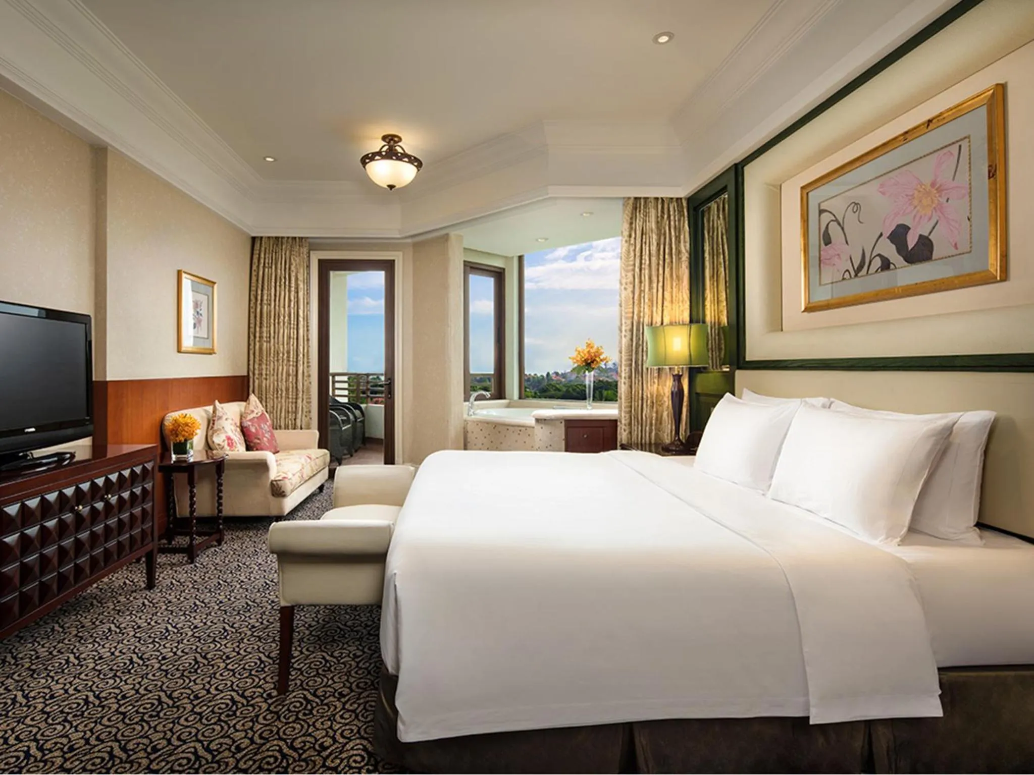 Bed in Seaview Resort Xiamen