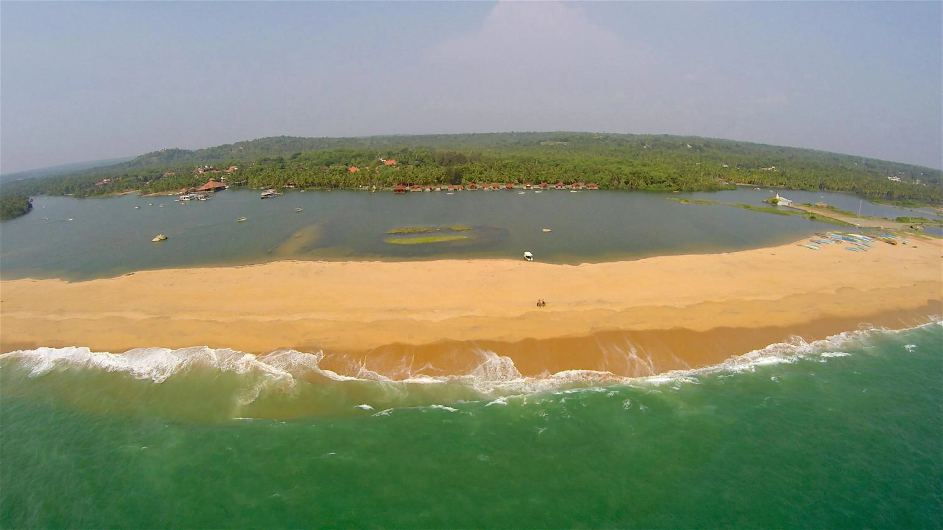 Sea view in Poovar Island Resort