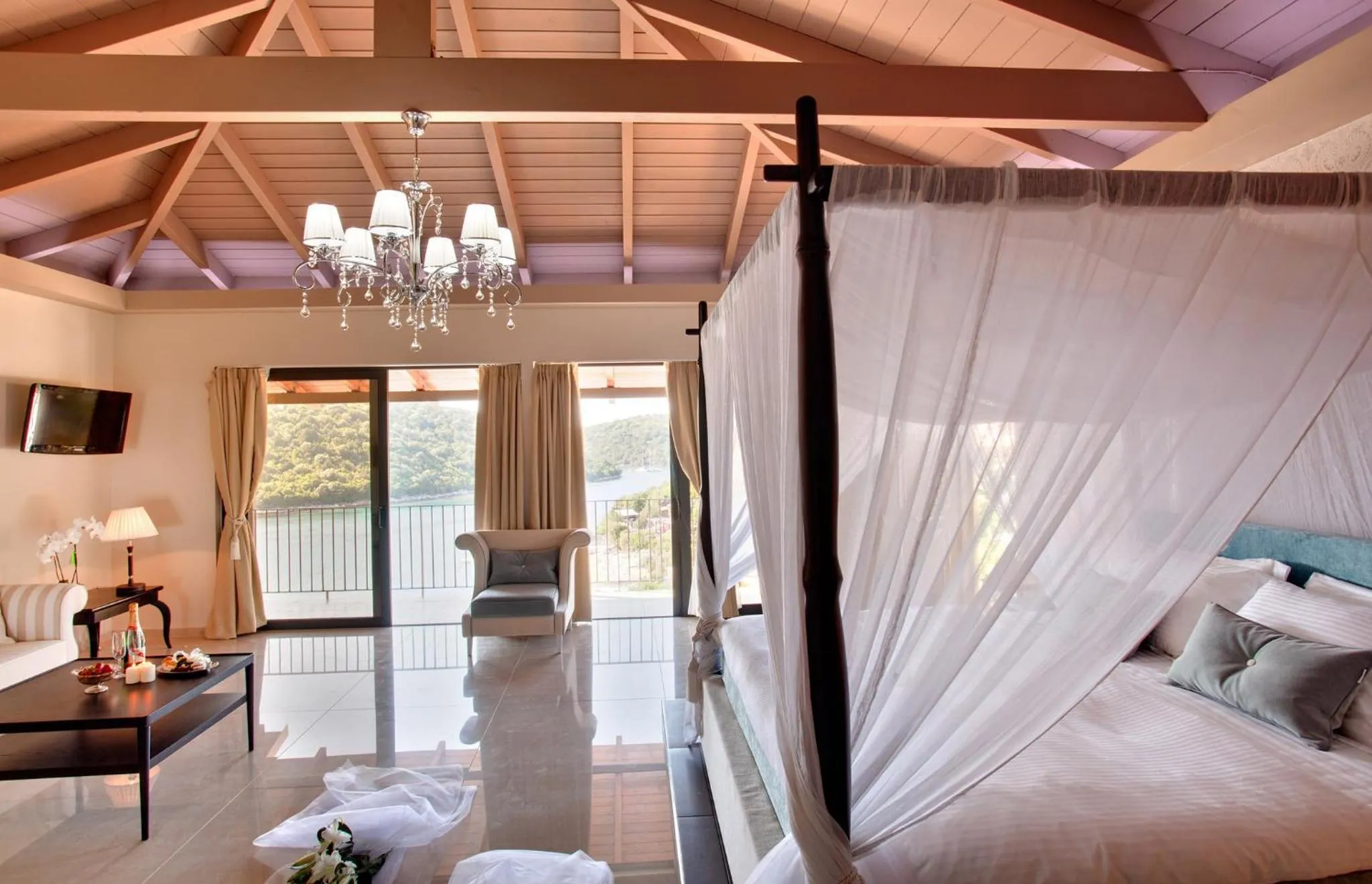 Photo of the whole room, Bed in Ornella Beach Resort & Villas