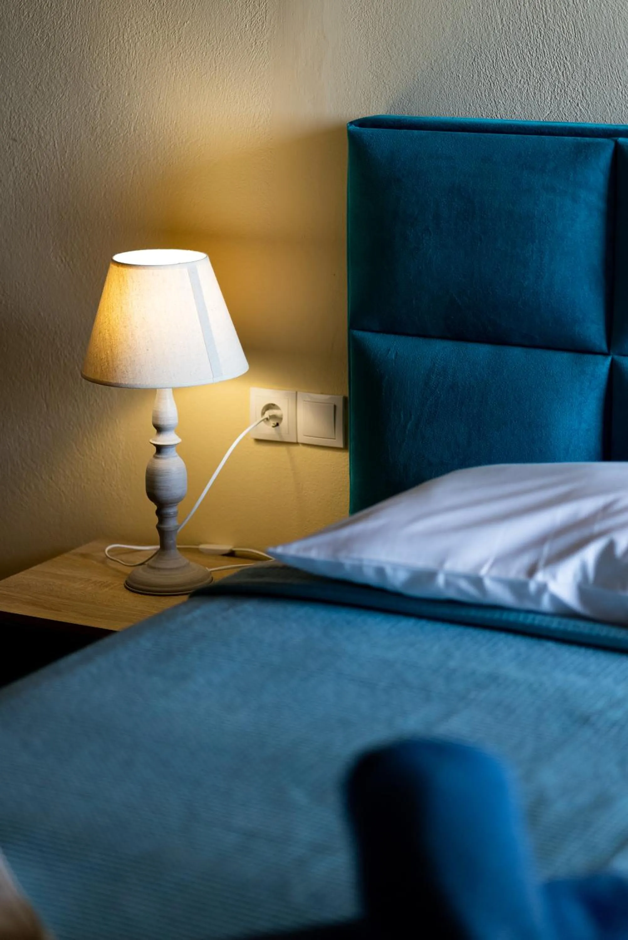 Bed in Ornella Beach Resort & Villas