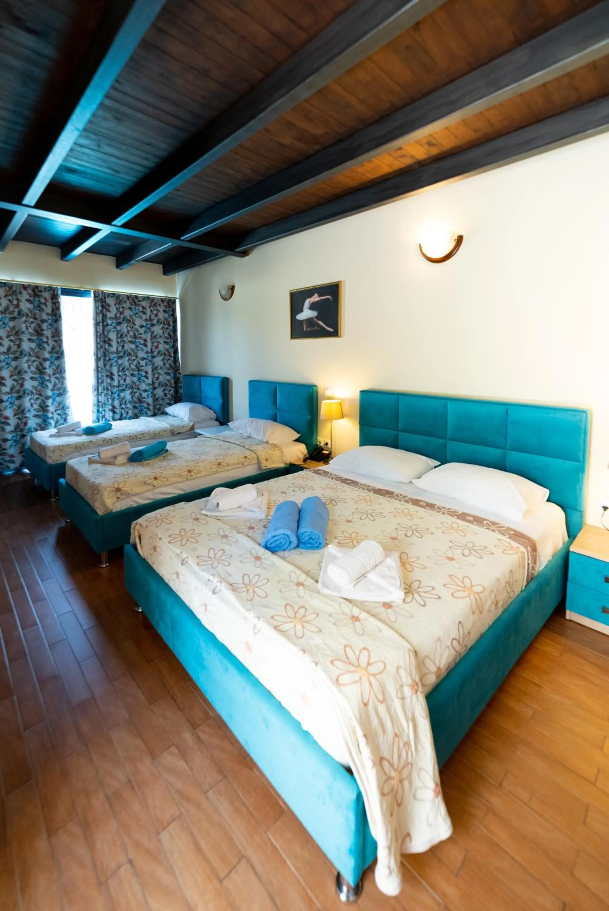 Bed in Ornella Beach Resort & Villas