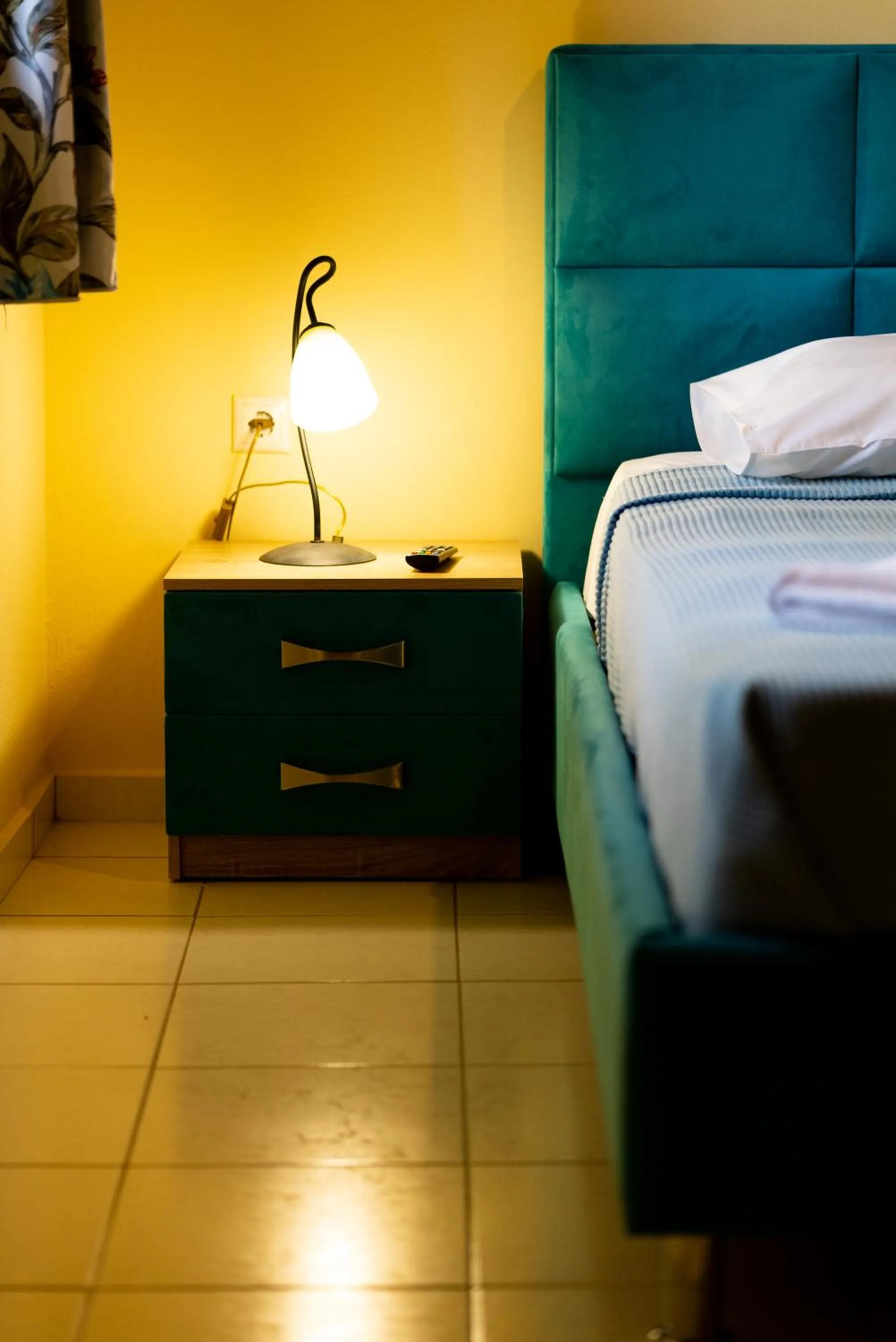 Bed in Ornella Beach Resort & Villas