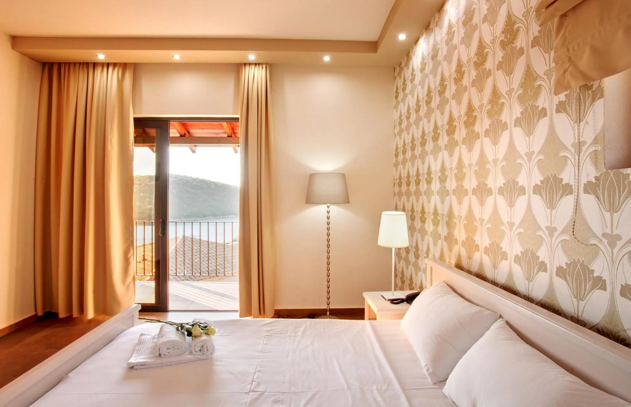 Photo of the whole room, Bed in Ornella Beach Resort & Villas