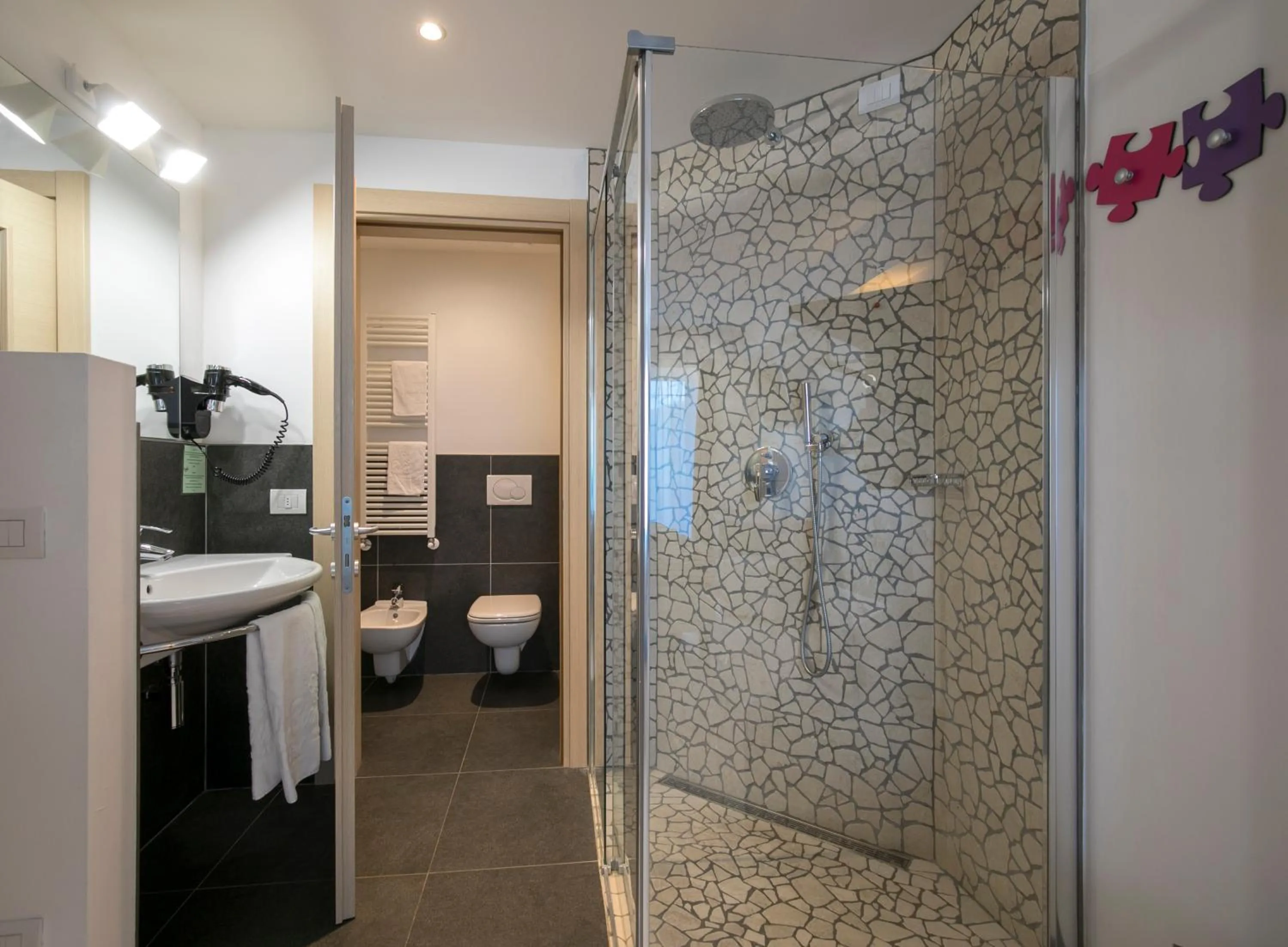 Bathroom in Hotel Luna Bianca Folgaria