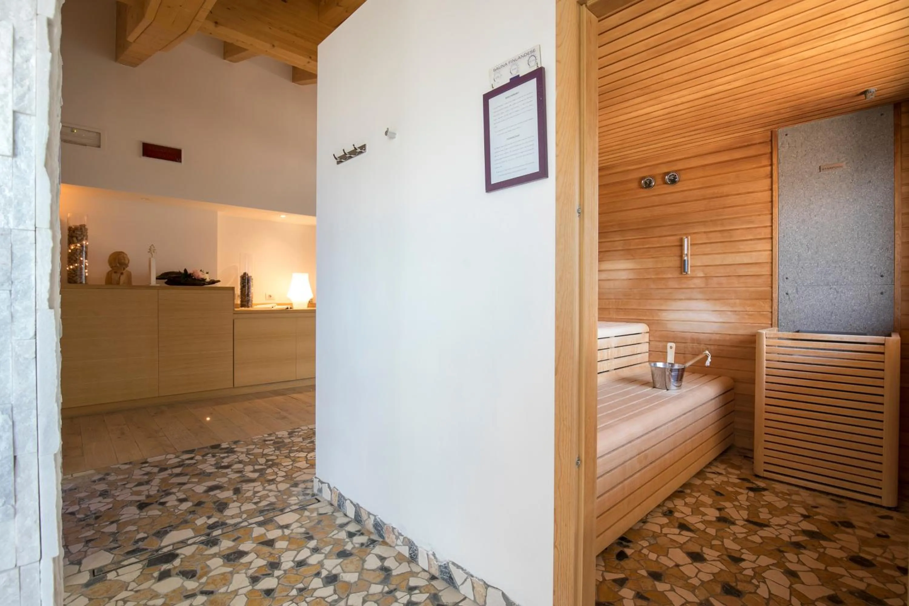 Sauna in Hotel Luna Bianca Folgaria