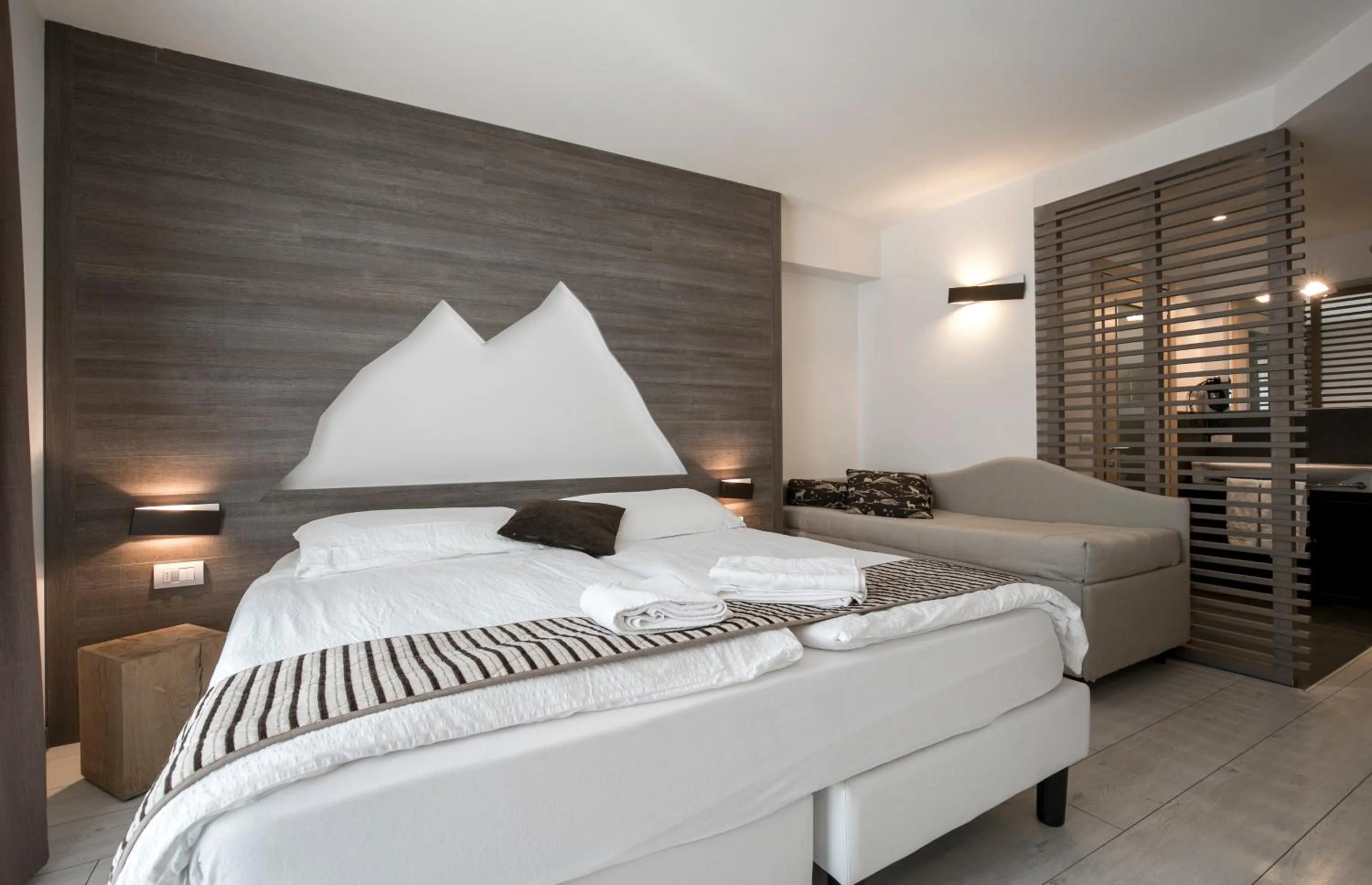 Bed in Hotel Luna Bianca Folgaria