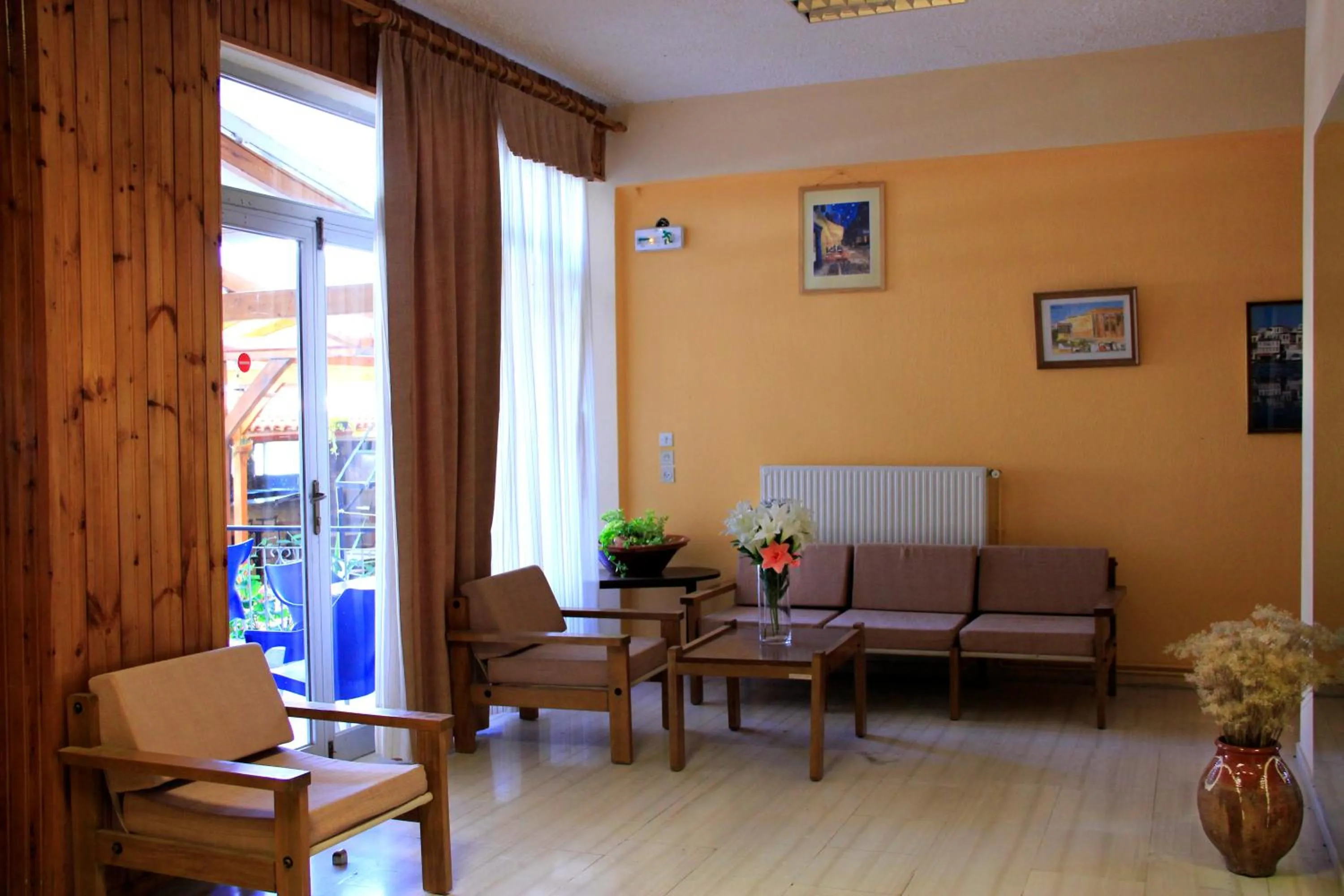 Lobby or reception in Hotel Galaxias