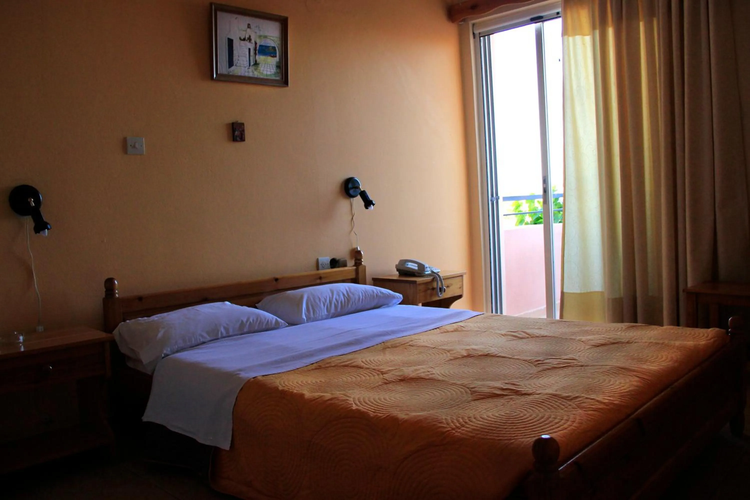 Bedroom, Bed in Hotel Galaxias