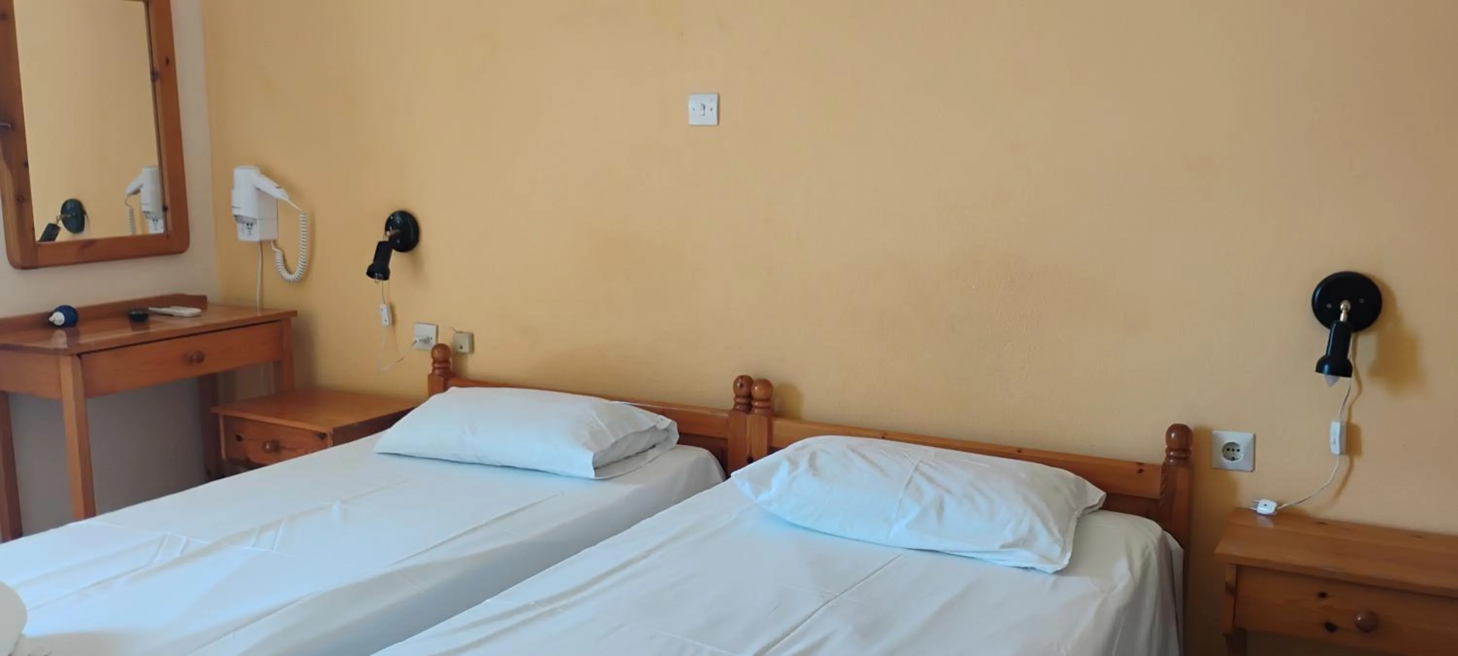 Bed in Hotel Galaxias