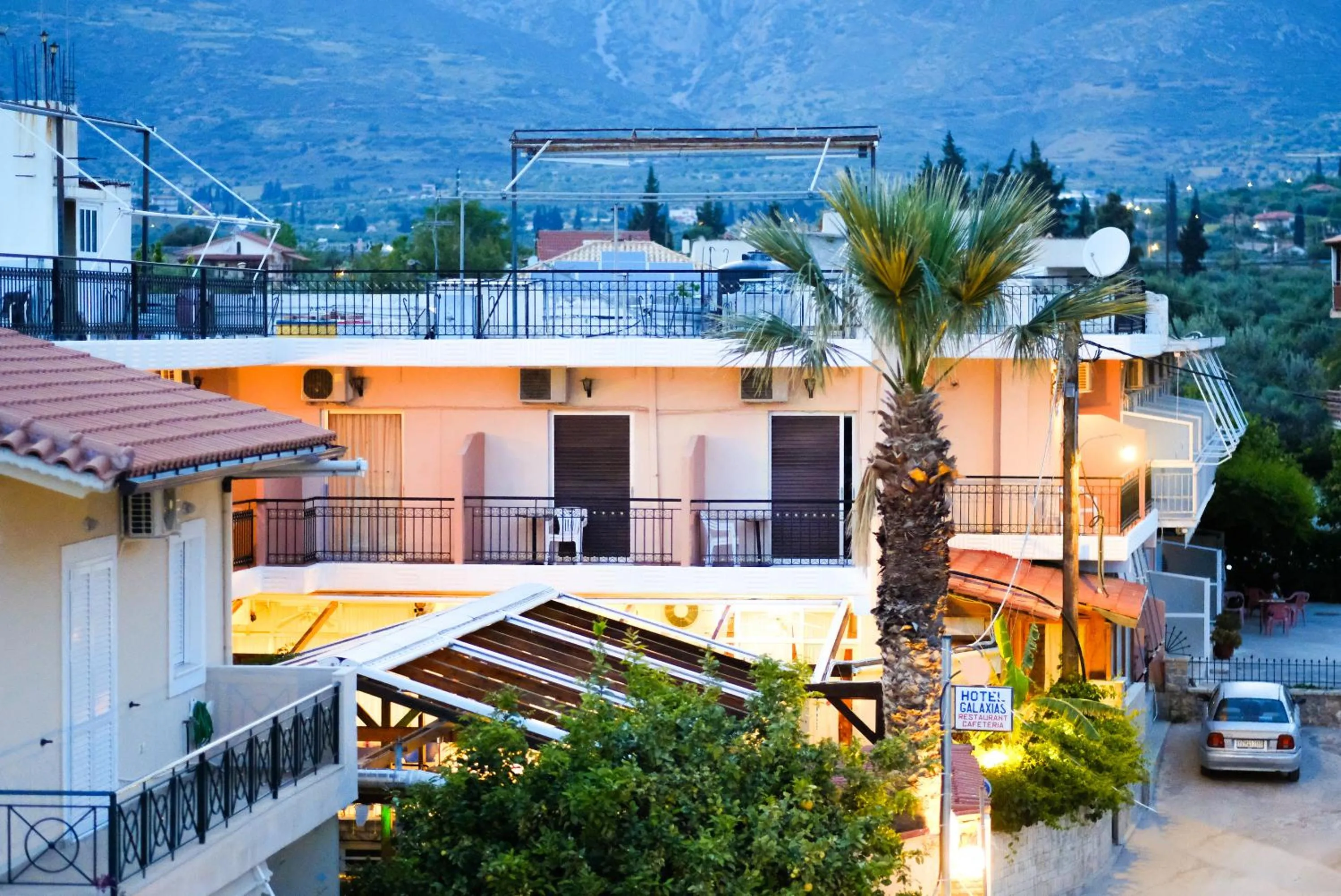 Balcony/Terrace in Hotel Galaxias