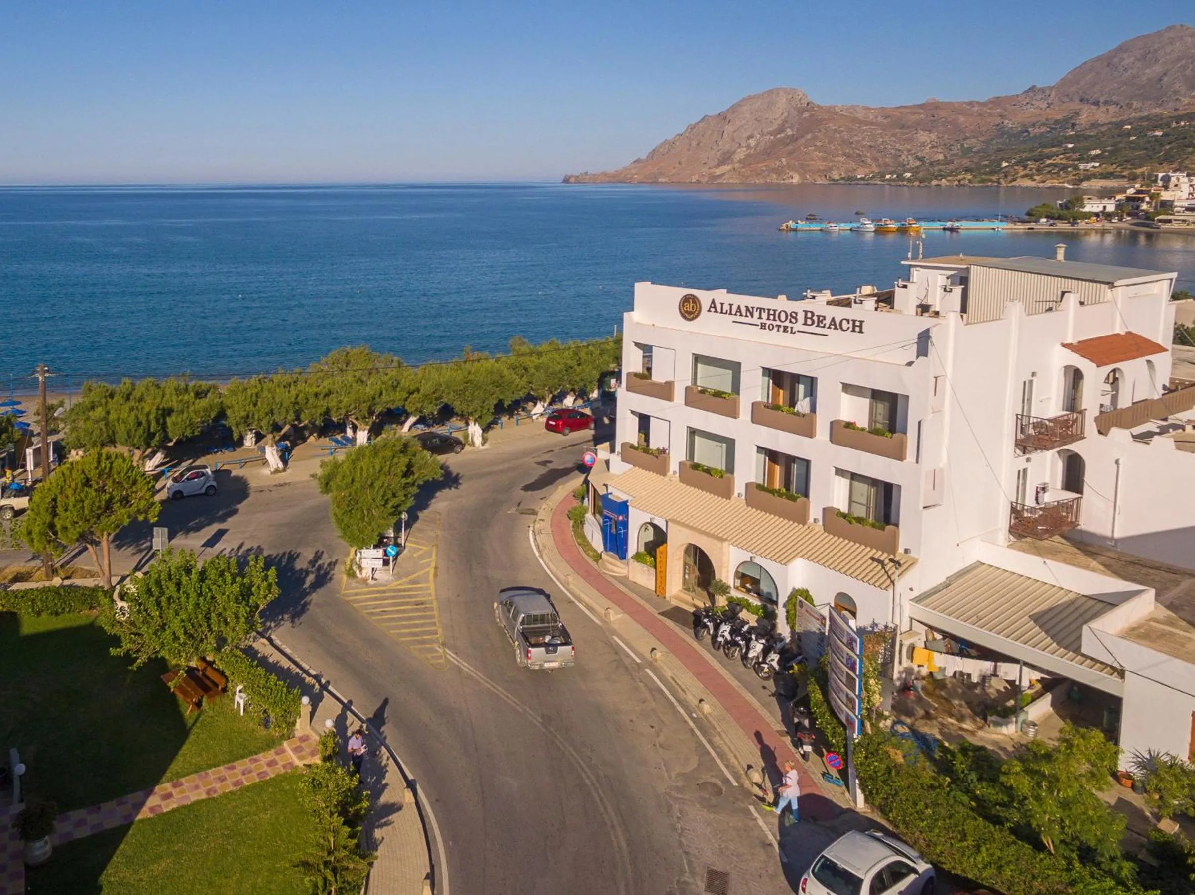 Bird's eye view in Alianthos Beach Hotel