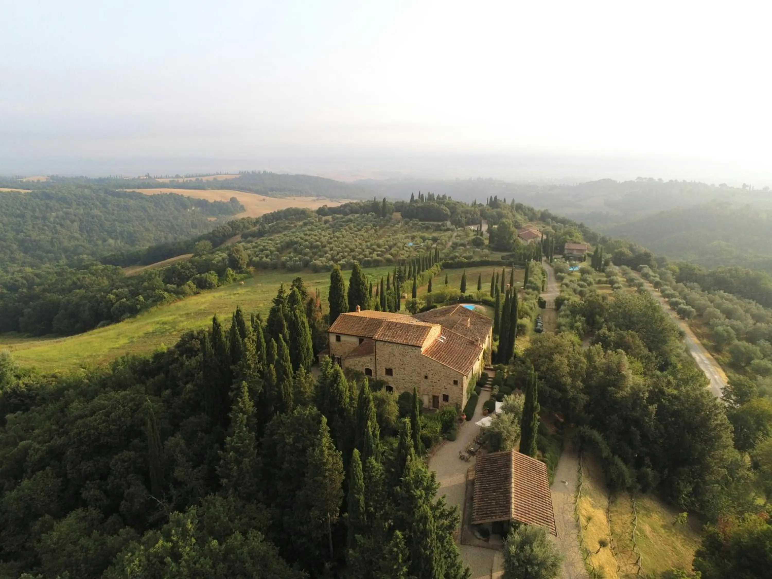 Bird's eye view in Tenuta Sant'Ilario