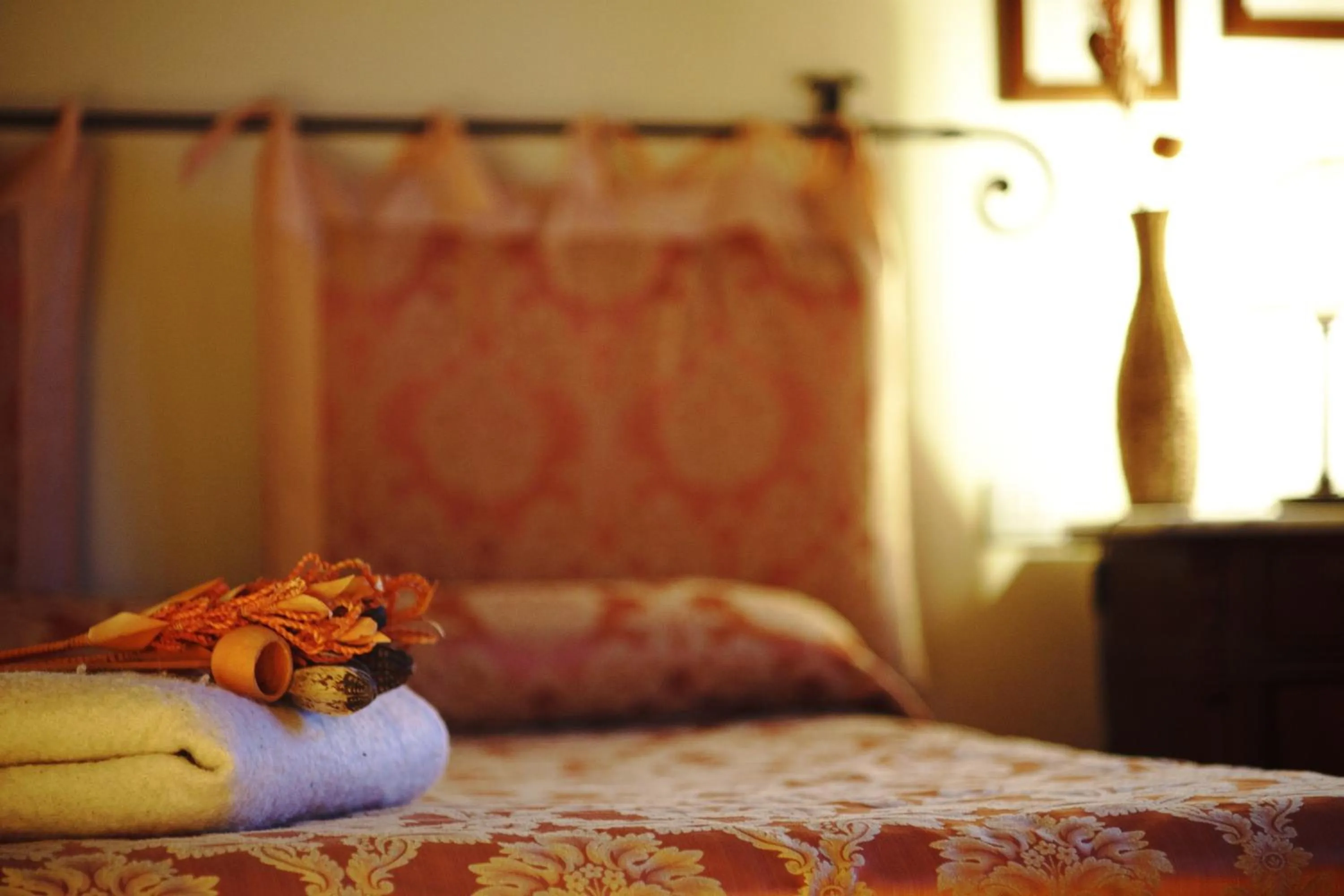Decorative detail, Bed in Tenuta Sant'Ilario
