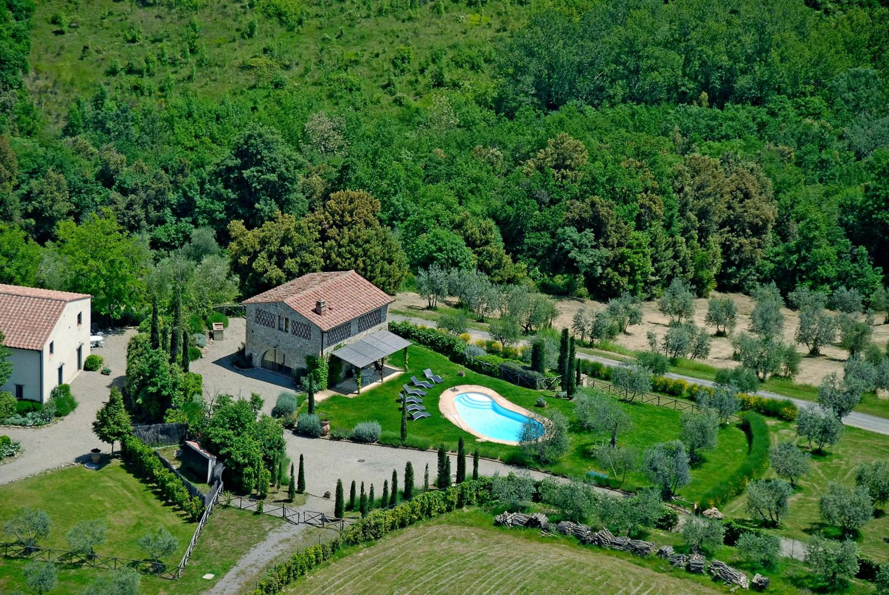Bird's eye view in Tenuta Sant'Ilario