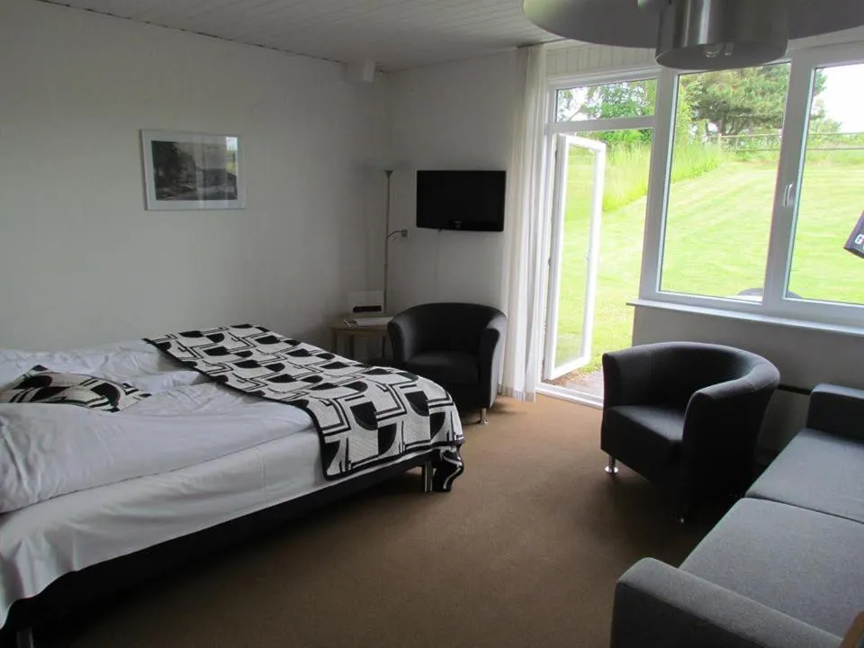 Balcony/Terrace, Bed in Gjerrild Kro